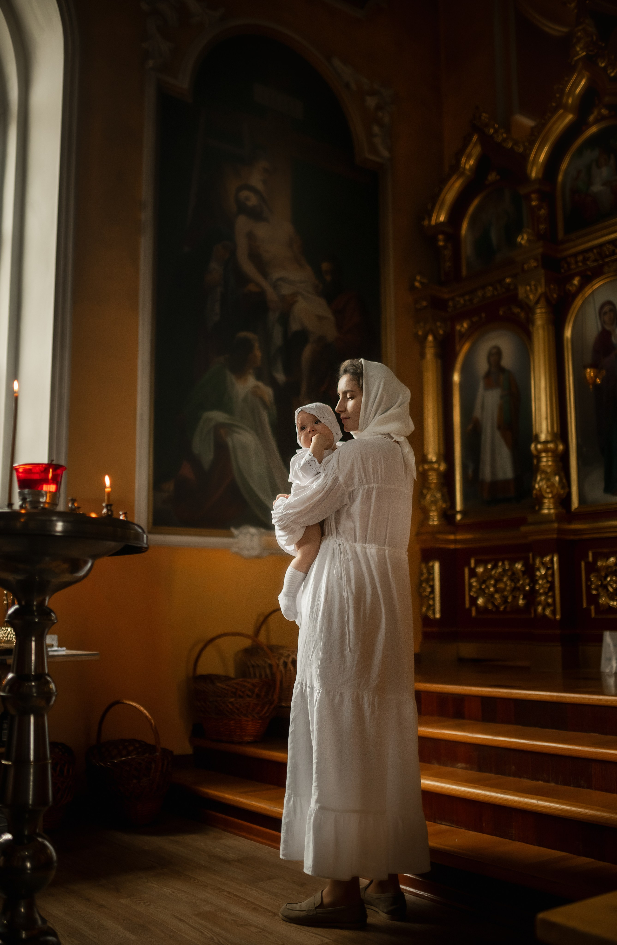 Таинство Крещения. Профессиональный семейный и церковный фотограф в Ростове-на-Дону