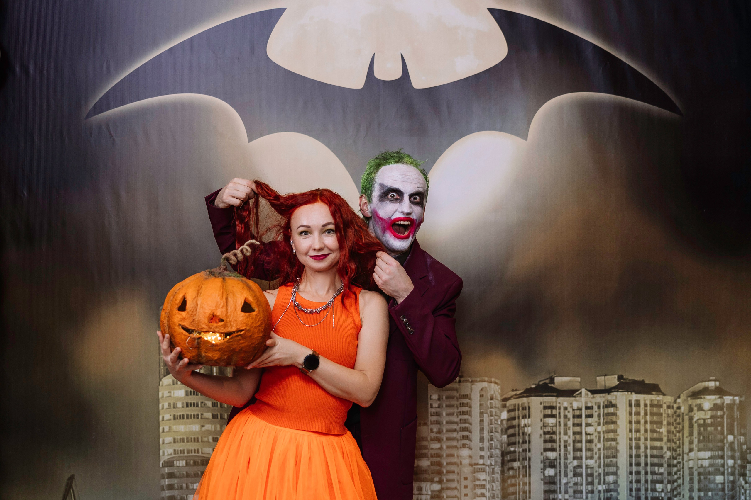 Фотограф Анна Крылова - портрет девушки в костюме тыквы