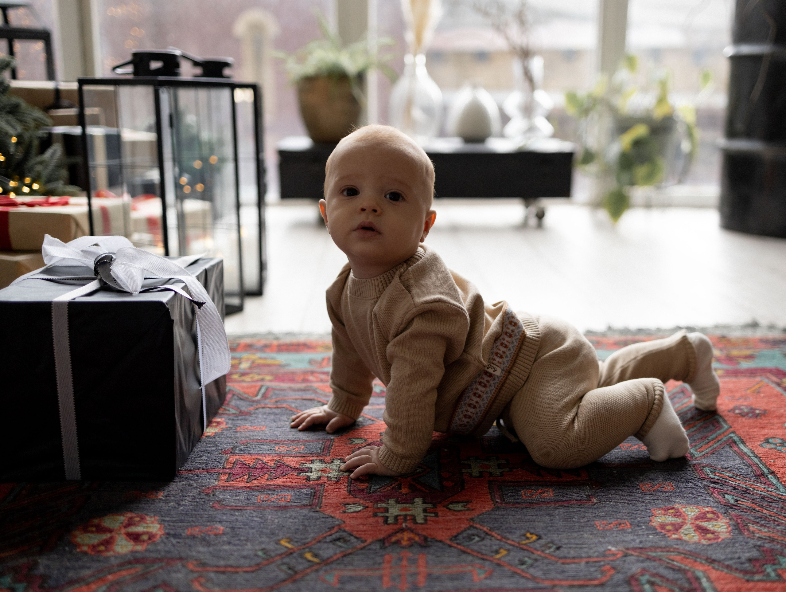 Новый год Давид, Лена, Леван. Фотограф Дарья Соколовская