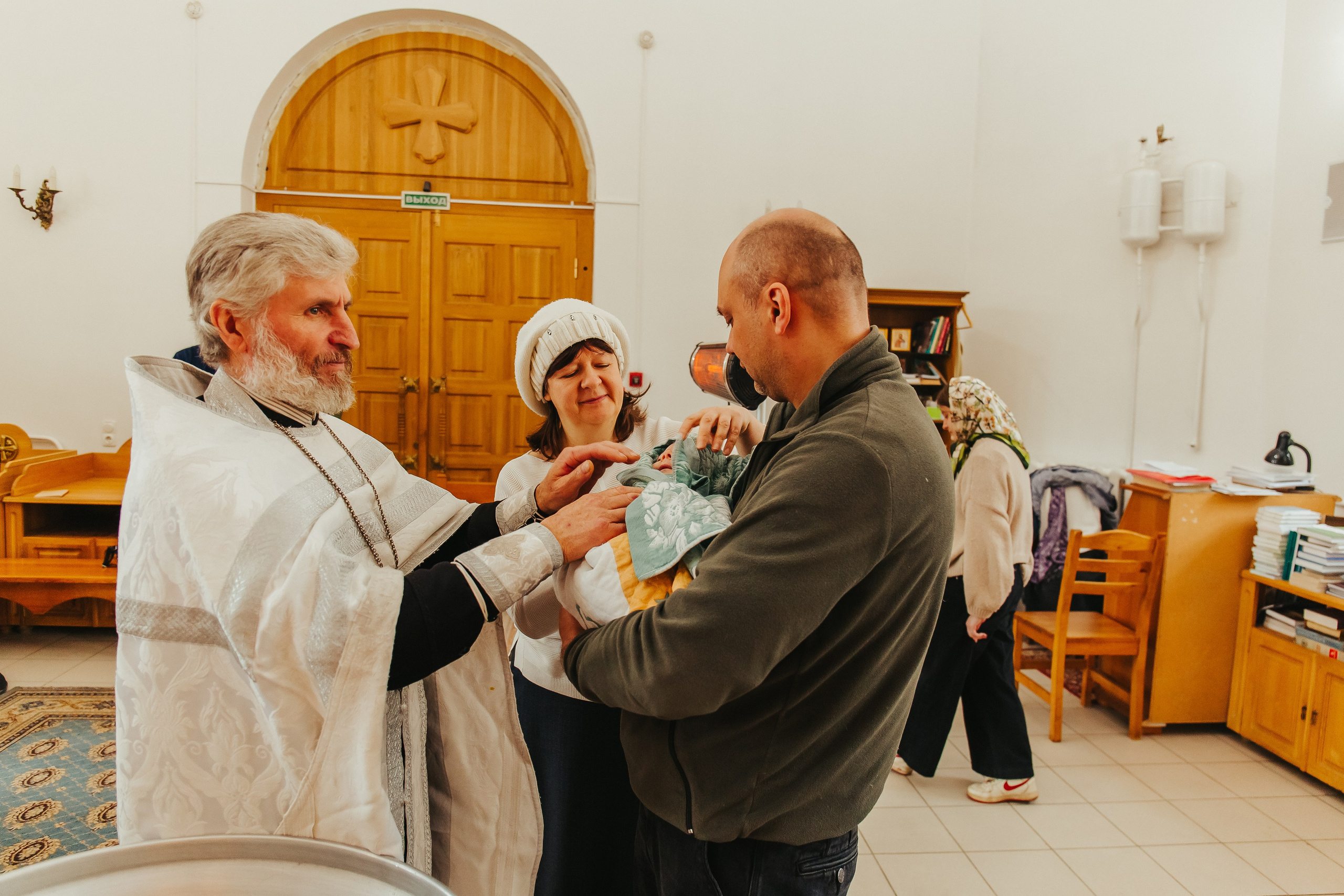 Фотосъемка крещения ребенка. Фотограф новорожденных и детский в Сергиевом Посаде Кругликова Юлия