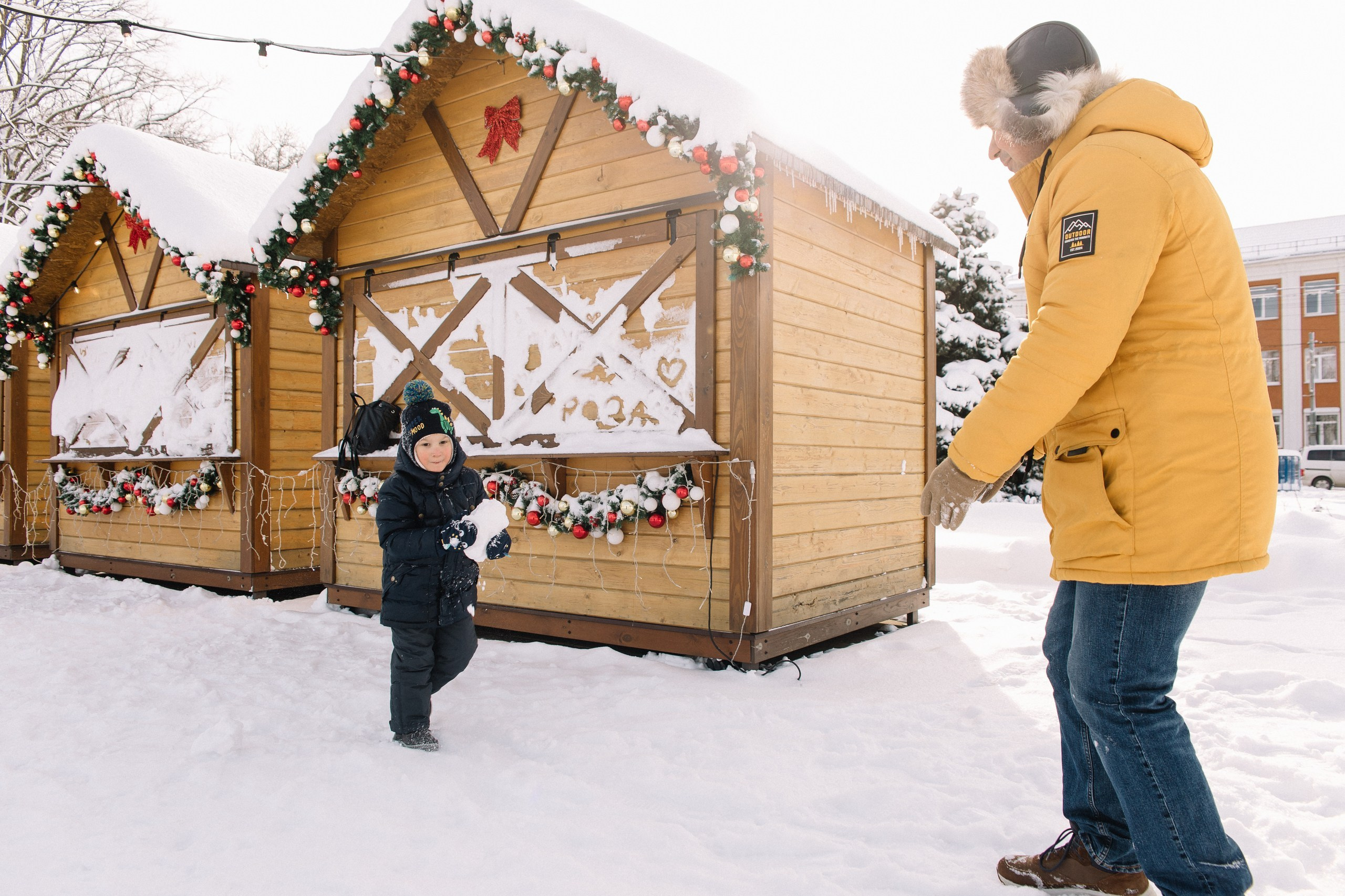 Зимняя семейная фотосессия в Майкопе. Семейный и свадебный фотограф в Майкопе Михаил Мартиросян