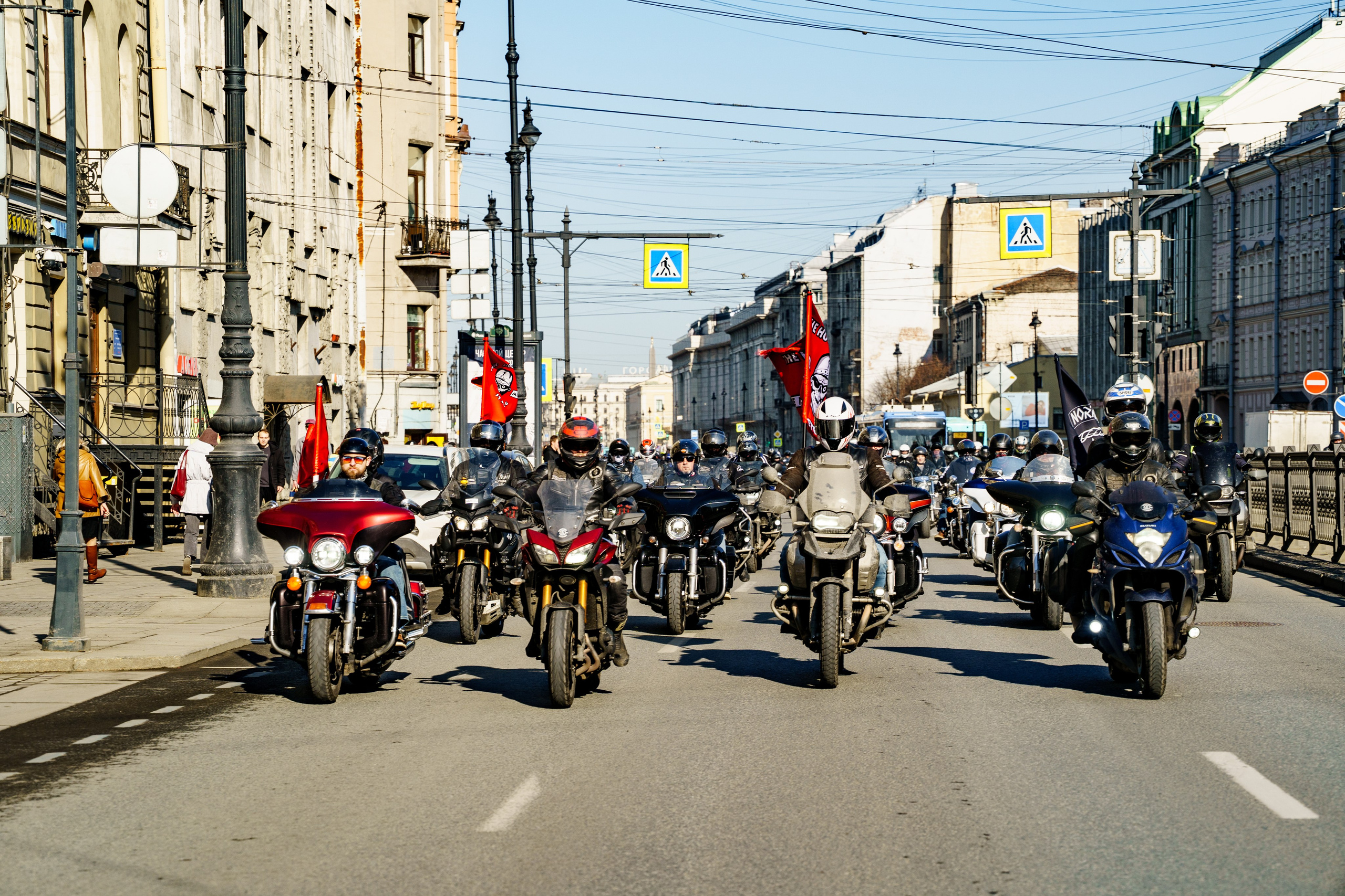 Прохват мотоклуба Norman Riders ч.1. Концертный и репортажный фотограф в Санкт-Петербурге Слава Пахомов