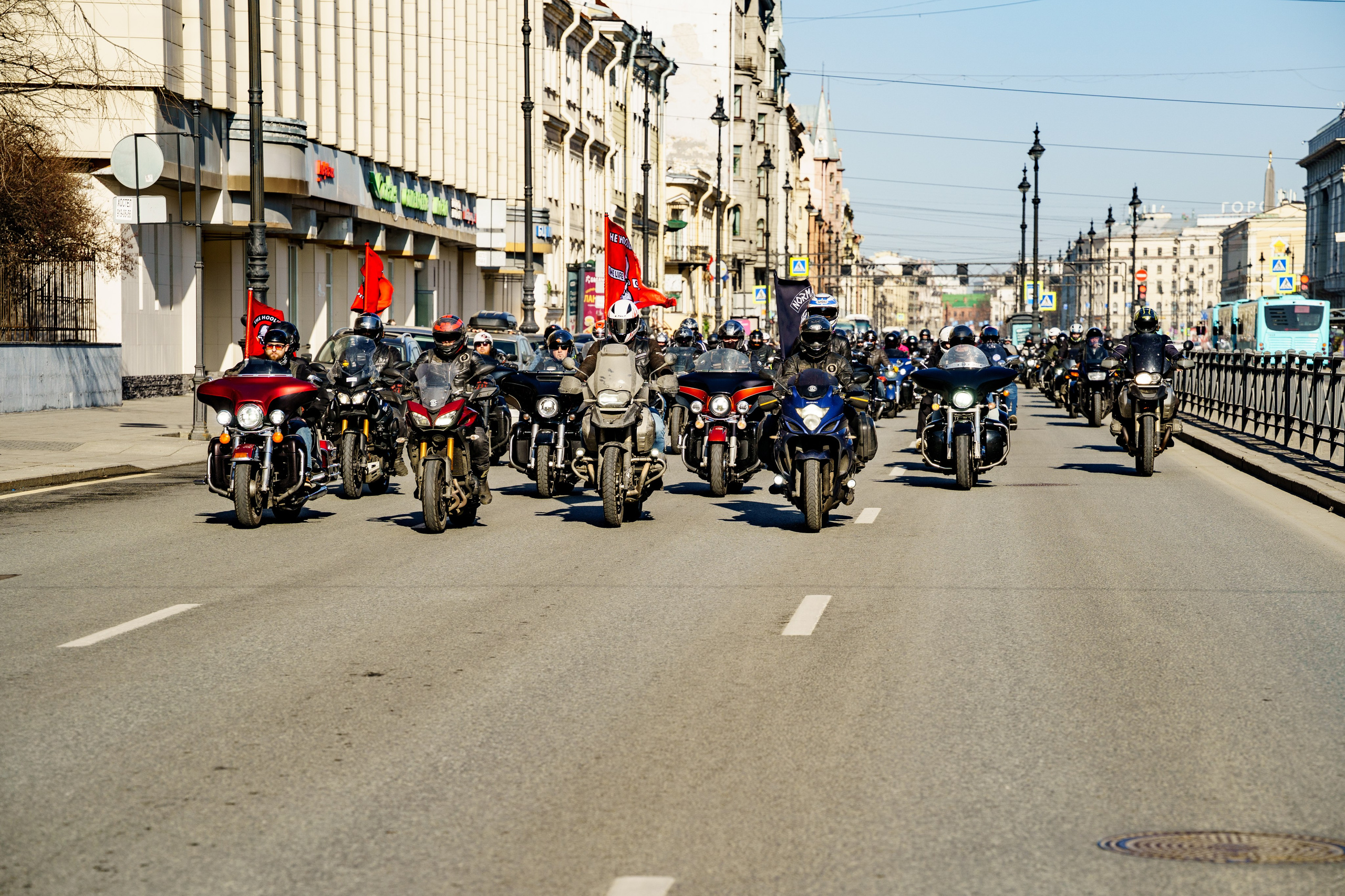 Прохват мотоклуба Norman Riders ч.1. Концертный и репортажный фотограф в Санкт-Петербурге Слава Пахомов