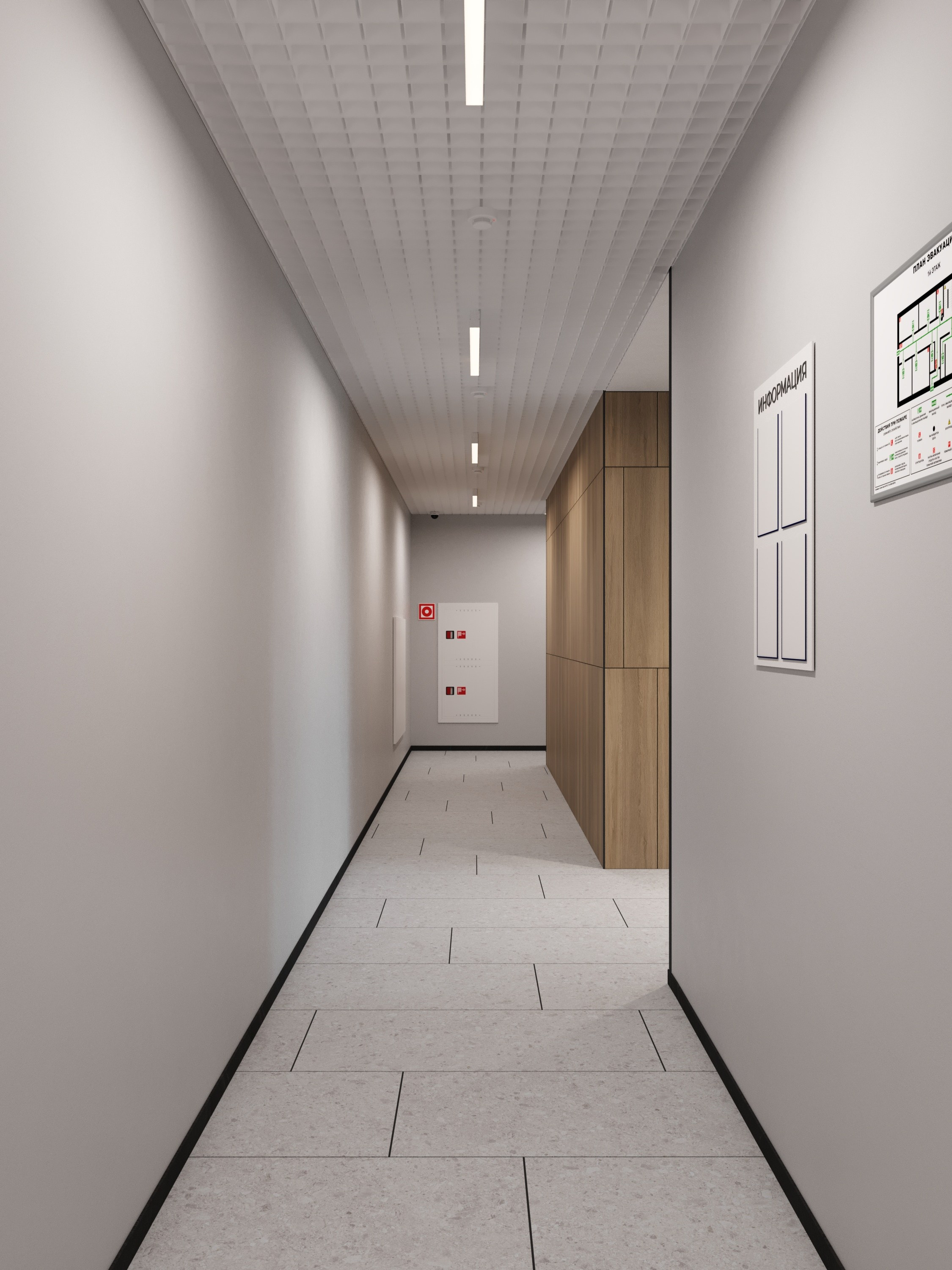 МОП в ЖК Ярославль. Архитектурные интерьеры