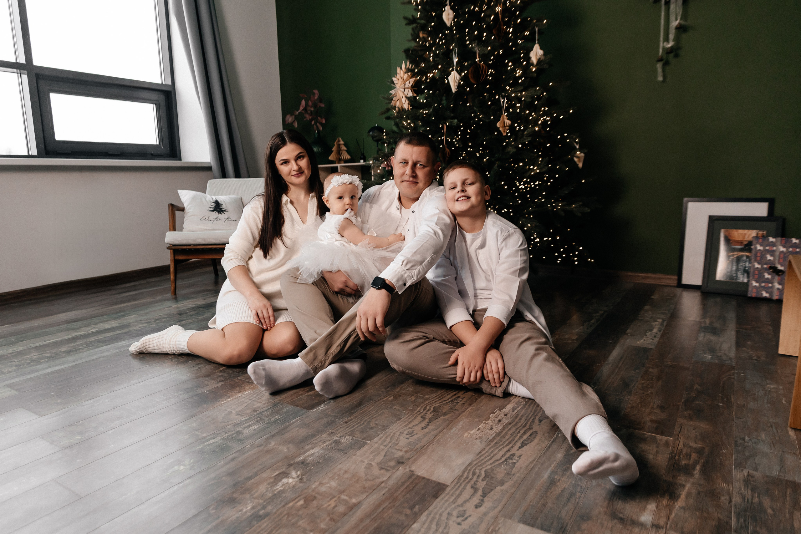 Новогодняя. Семейный фотограф Минск Усова Ольга