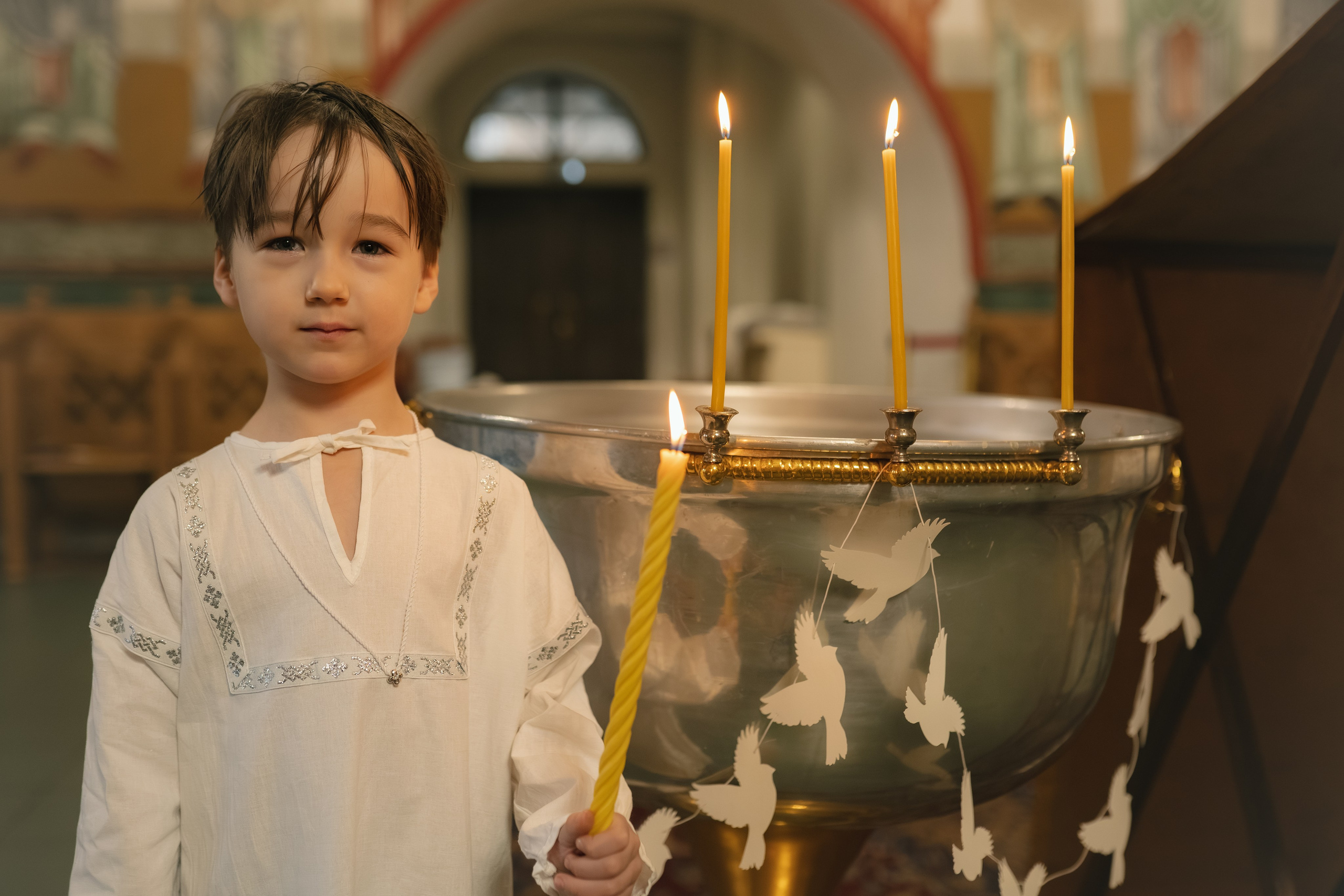 Таинство Крещения Платона. Семейный и детский фотограф в Москве Митенкова Мария