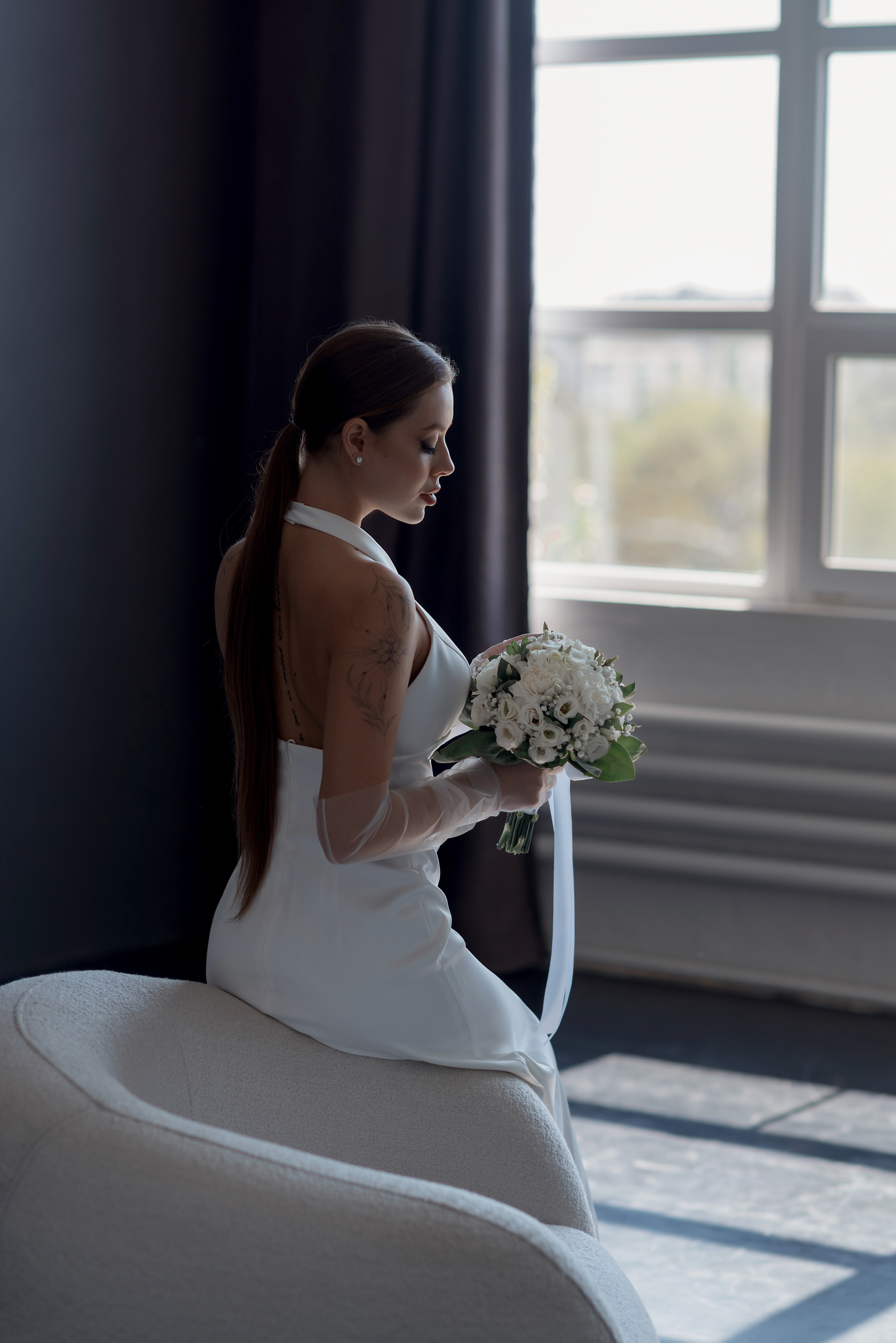 утро невесты в фотостудии