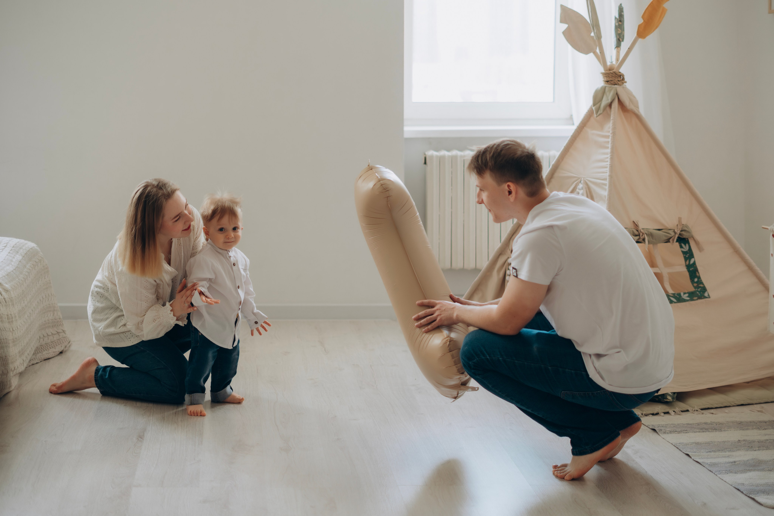 Фотосессия на первый годик. Фотограф Москва Виктория-Антуанетта
