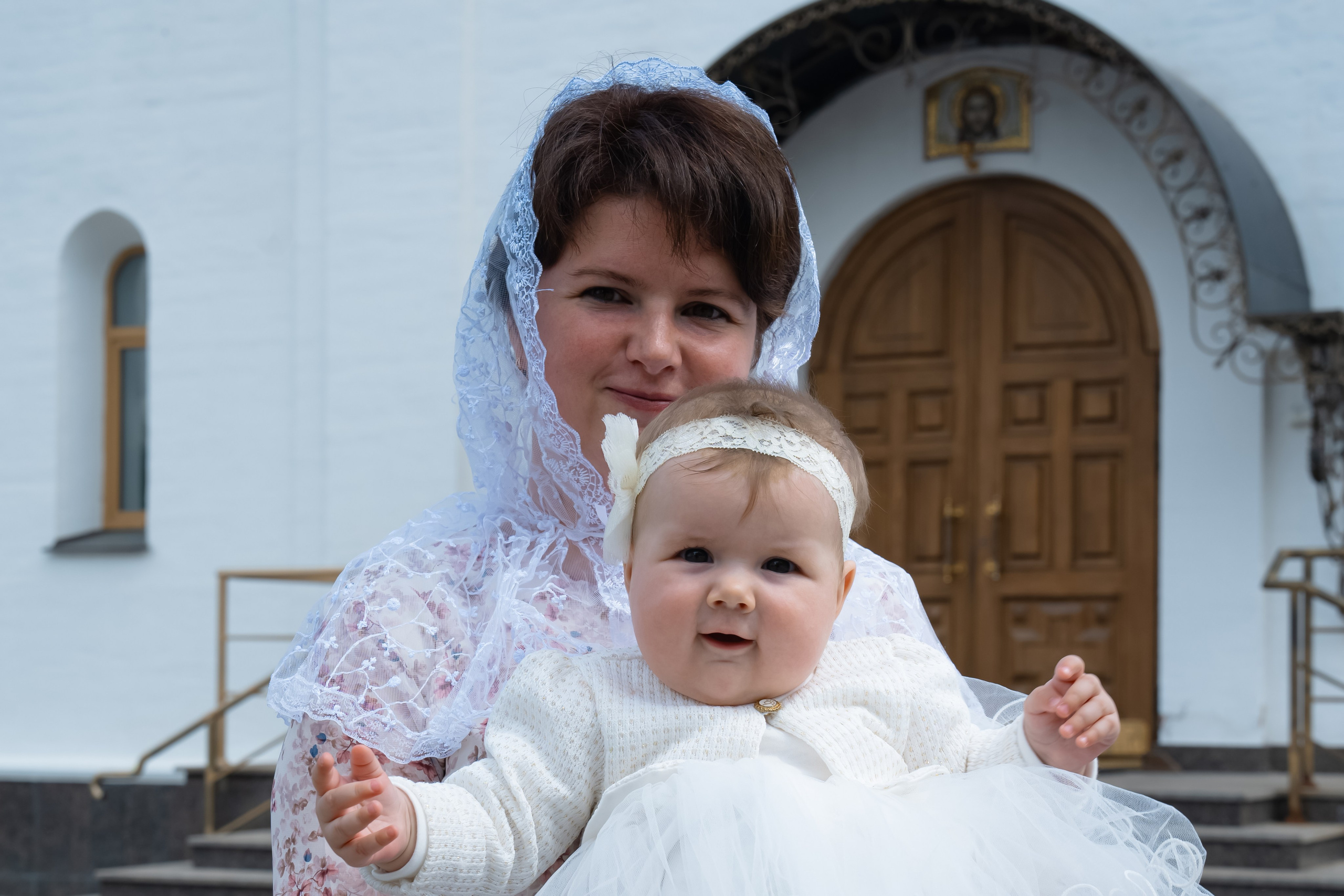 Таинство Крещения Евгении. Крамер Юлиана детский и семейный фотограф