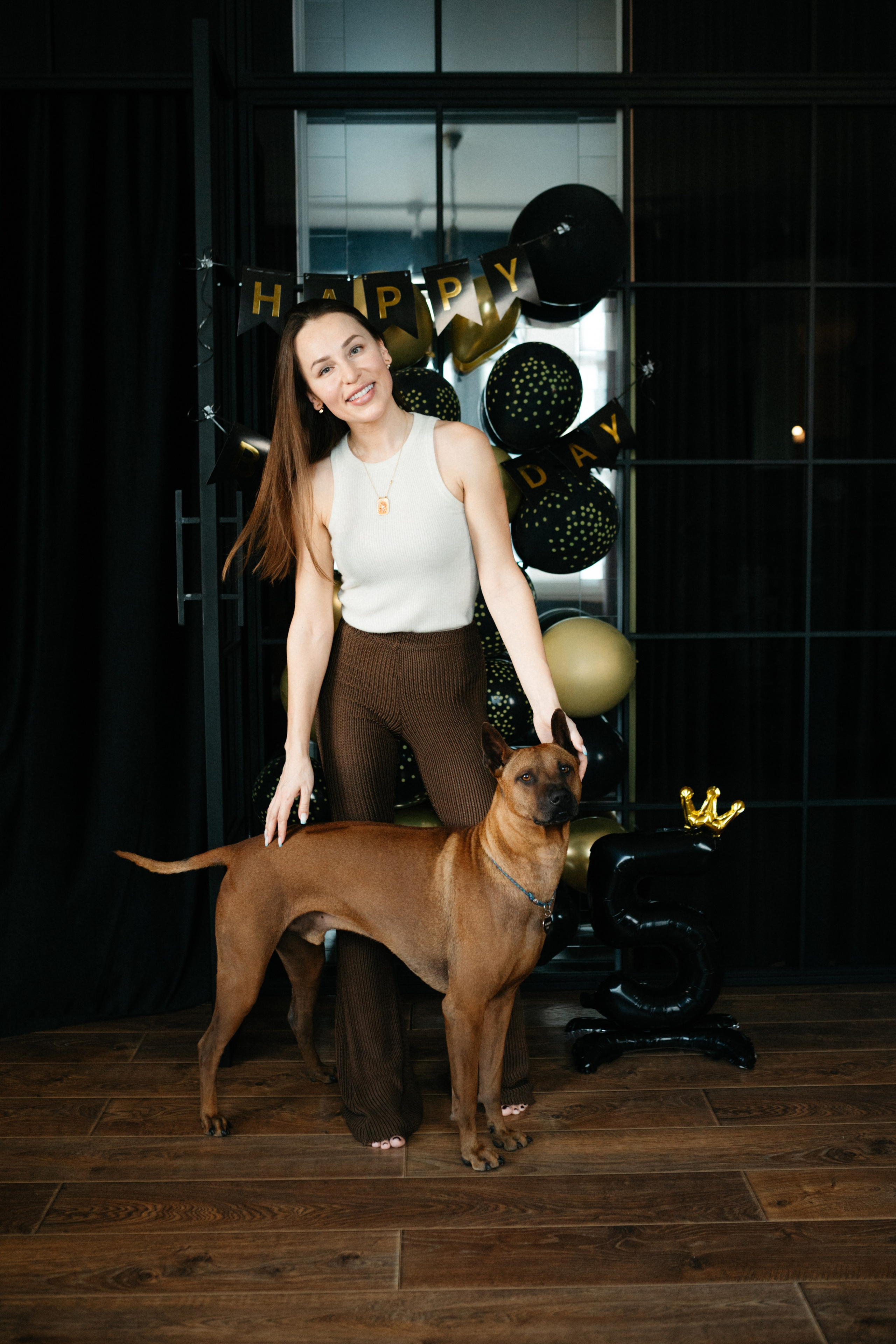 Оксана и Зевс. Фотограф анималист в Москве Ольга Агушева