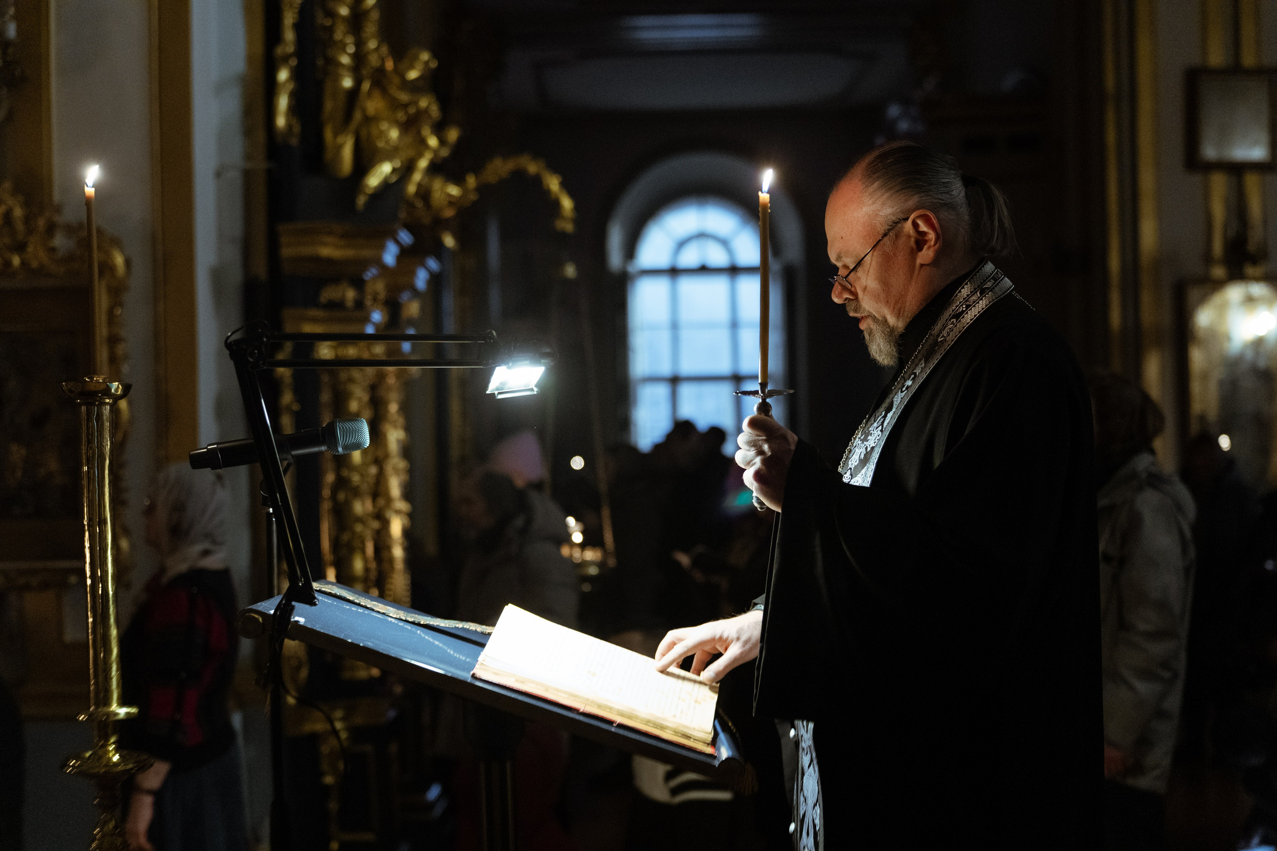 Великое повечерие с чтением Великого покаянного канона преп. Андрея Критского. НИКОЛО-БОГОЯВЛЕНСКИЙ МОРСКОЙ СОБОР