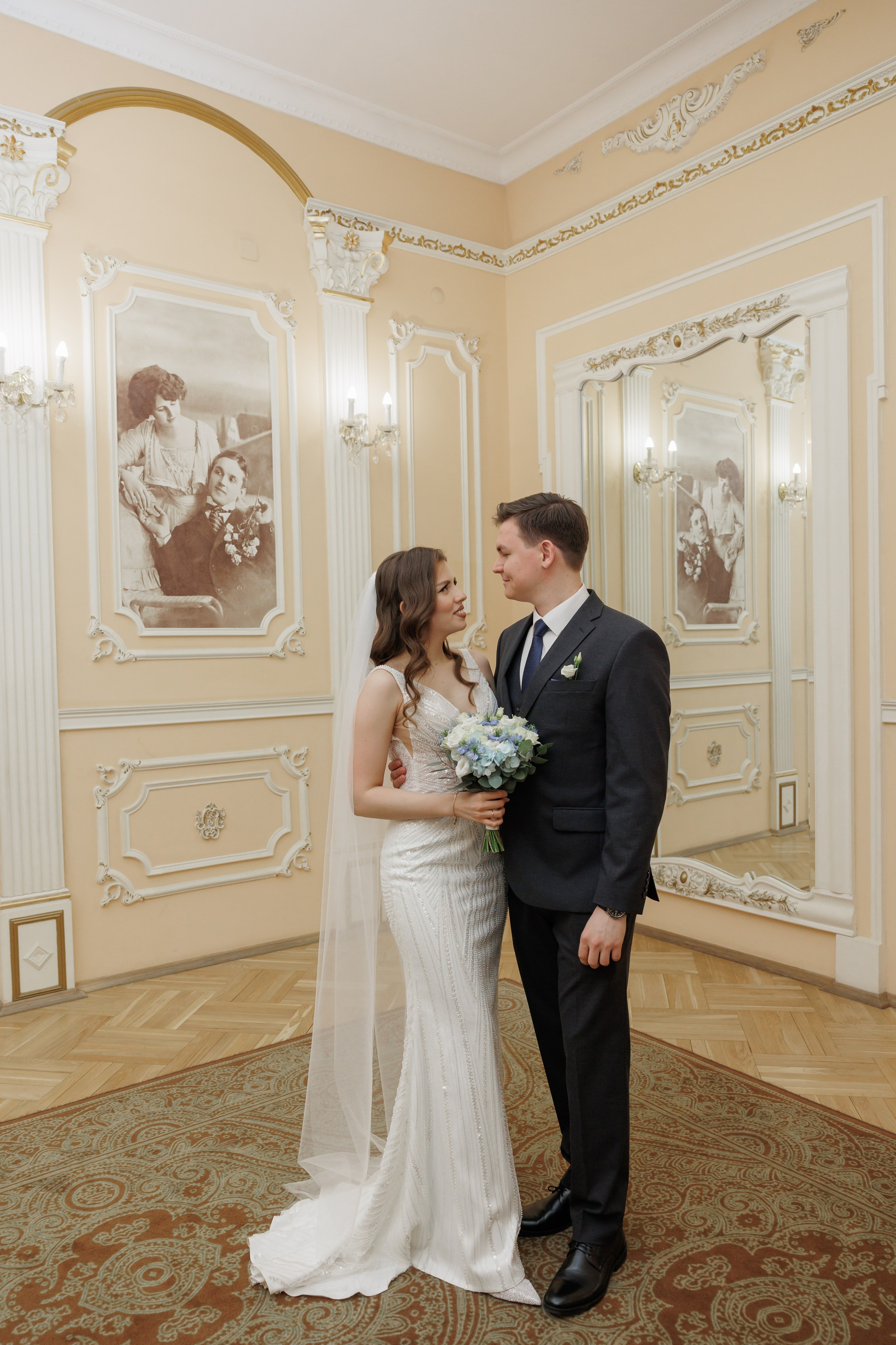 Даша и Дима, Грибоедовский ЗАГС. Свадебный и репортажный фотограф (Москва, Королев и другие)