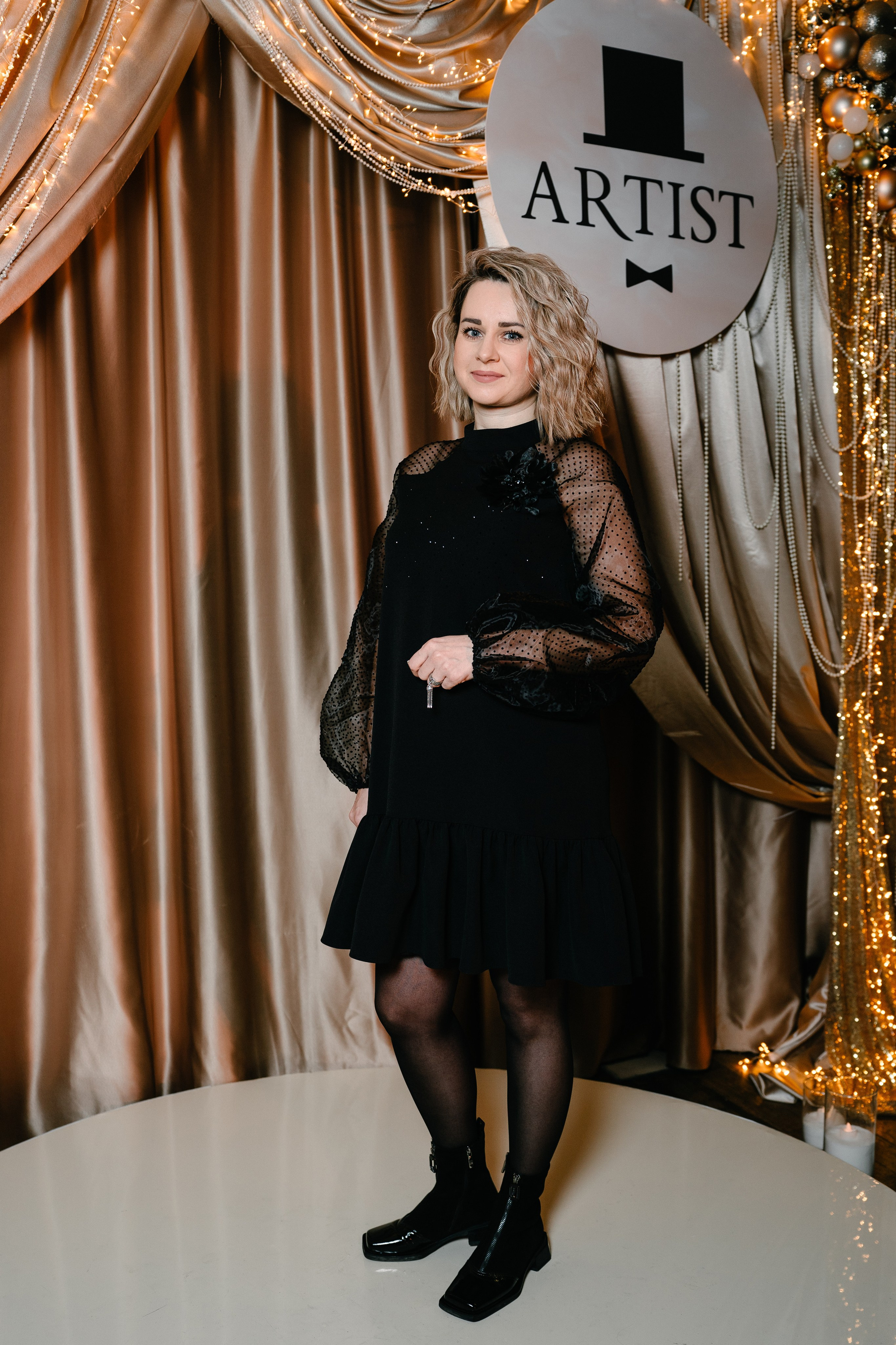 Новогодний вечер в Артисте. Свадебный и семейный фотограф в Воронеже Анастасия Бойко