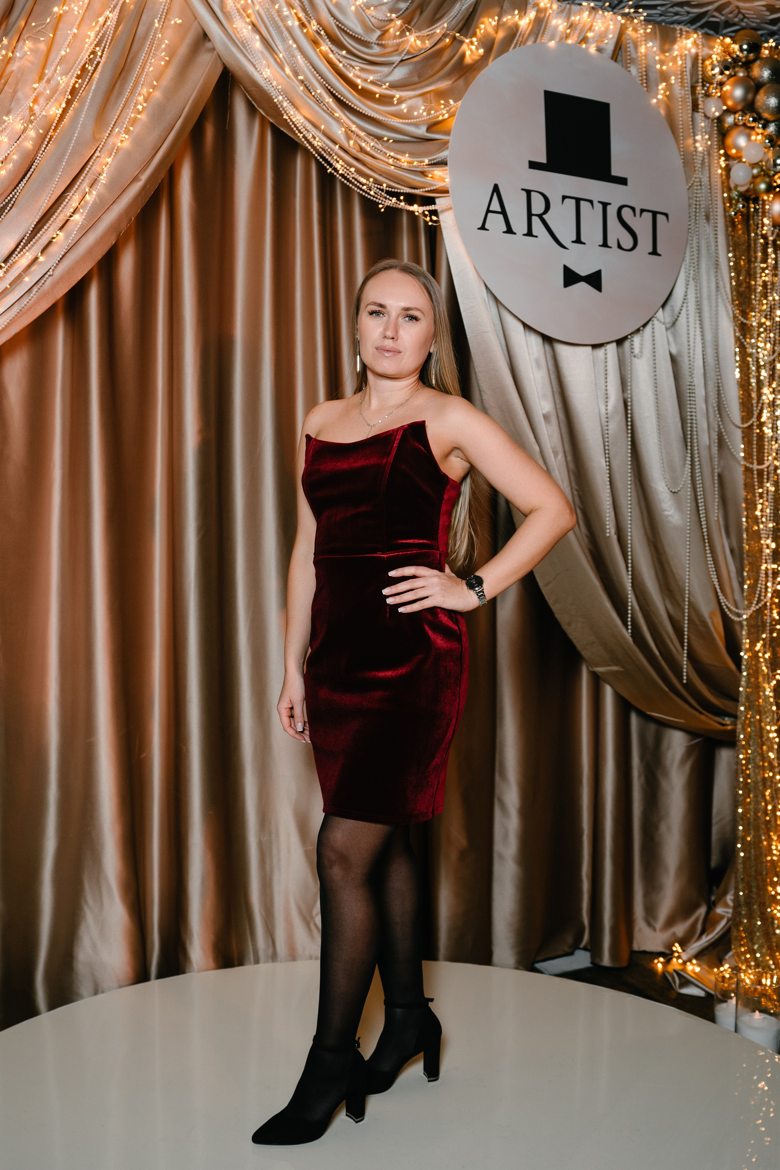 Новогодний вечер в Артисте. Свадебный и семейный фотограф в Воронеже Анастасия Бойко