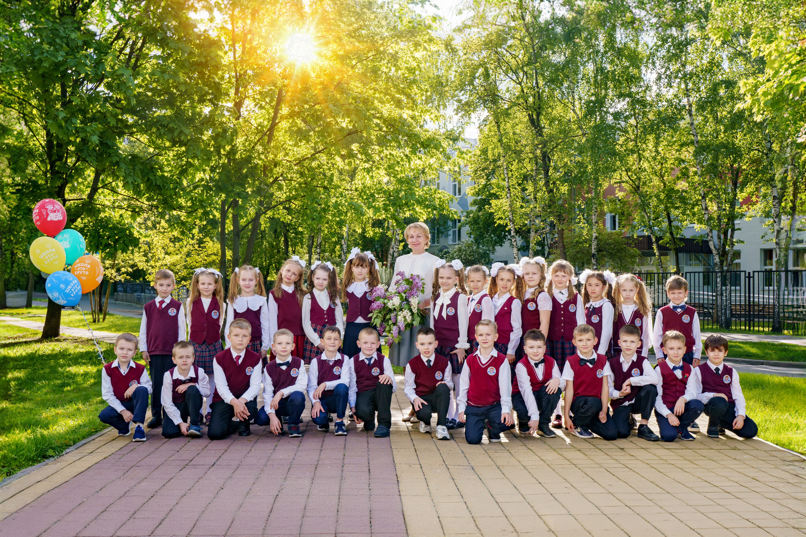 ОБЩЕЕ ФОТО КЛАССА И ВИНЬЕТКА. Школьная фотостудия «Like Moment» в Строгино