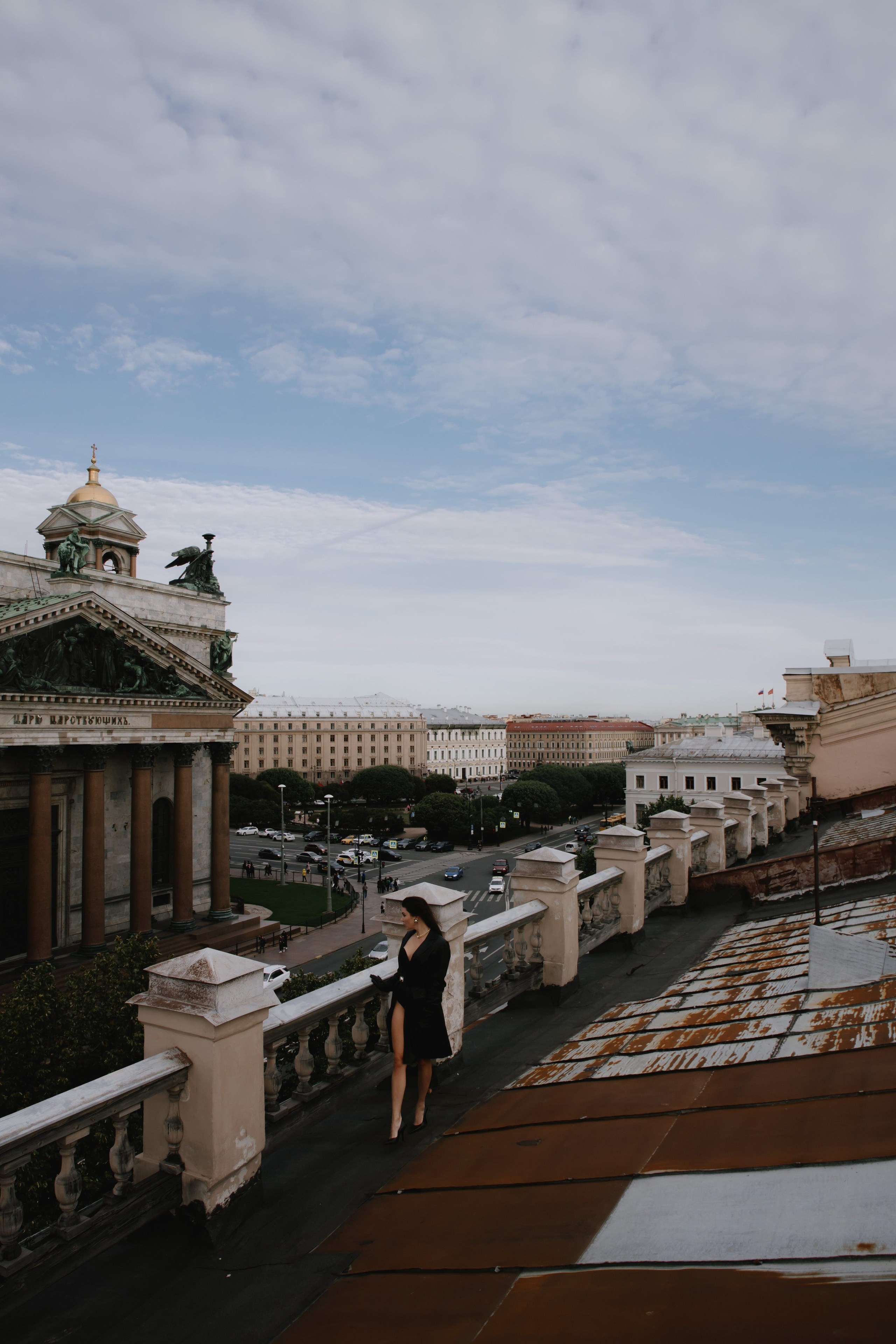 Вероника (съемка на крыше). Фотограф в Москве и Санкт-Петербурге Дарина