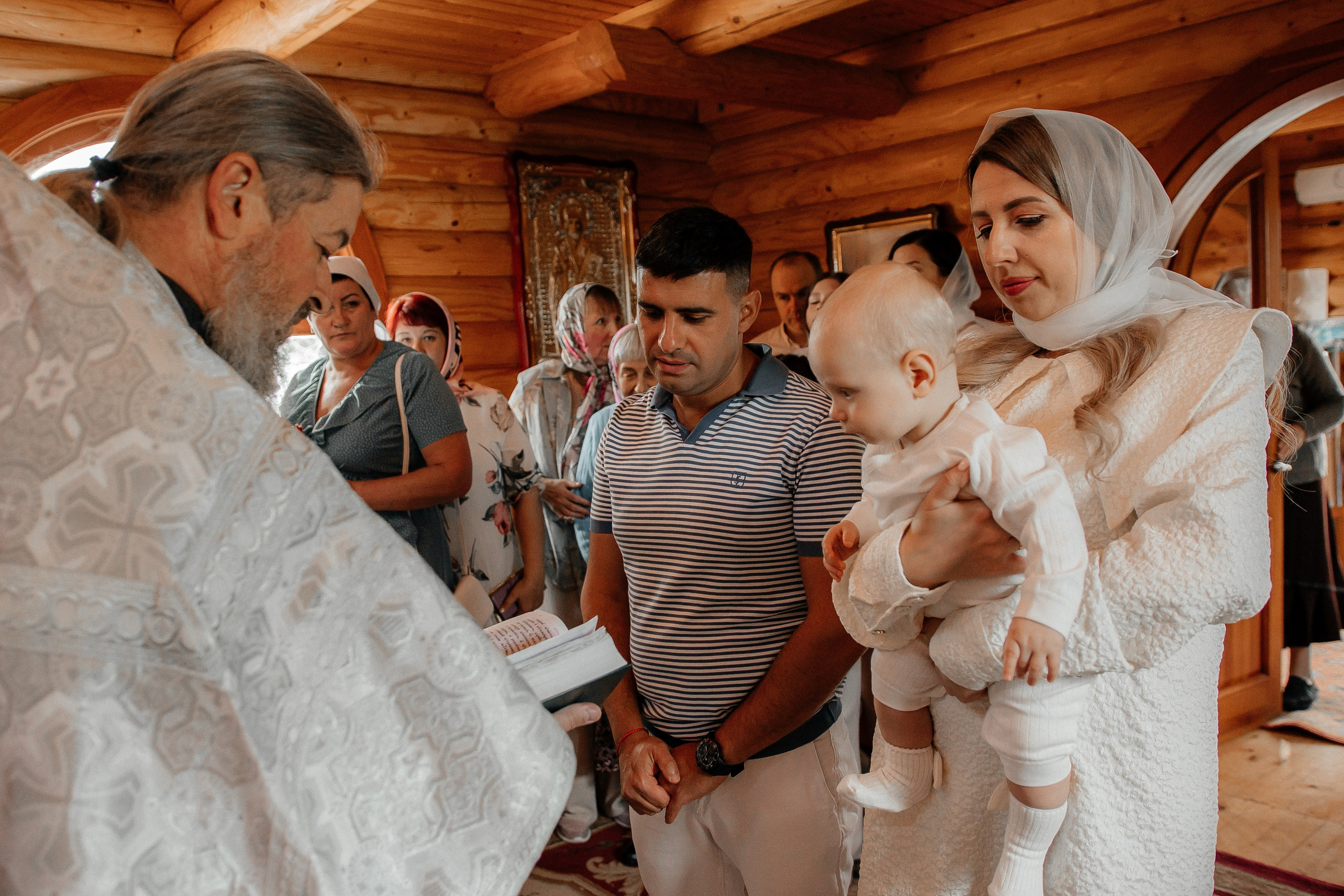 Крещение Андрюши. Фотограф Анастасия Ципура