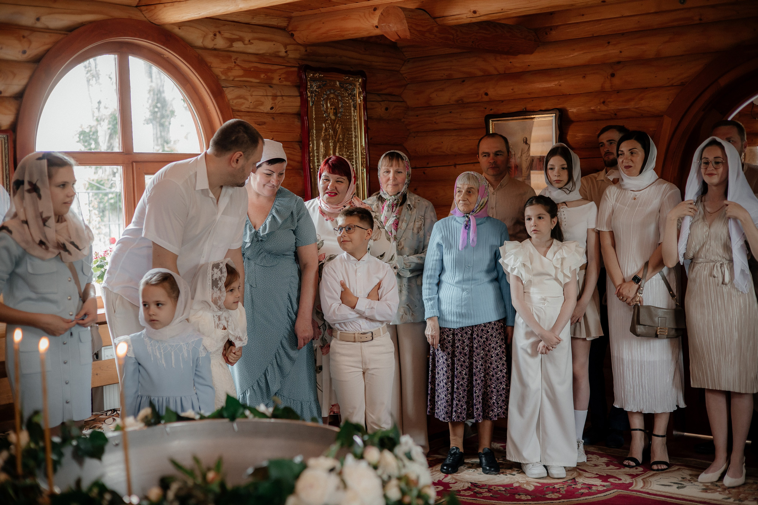 Крещение Андрюши. Фотограф Анастасия Ципура