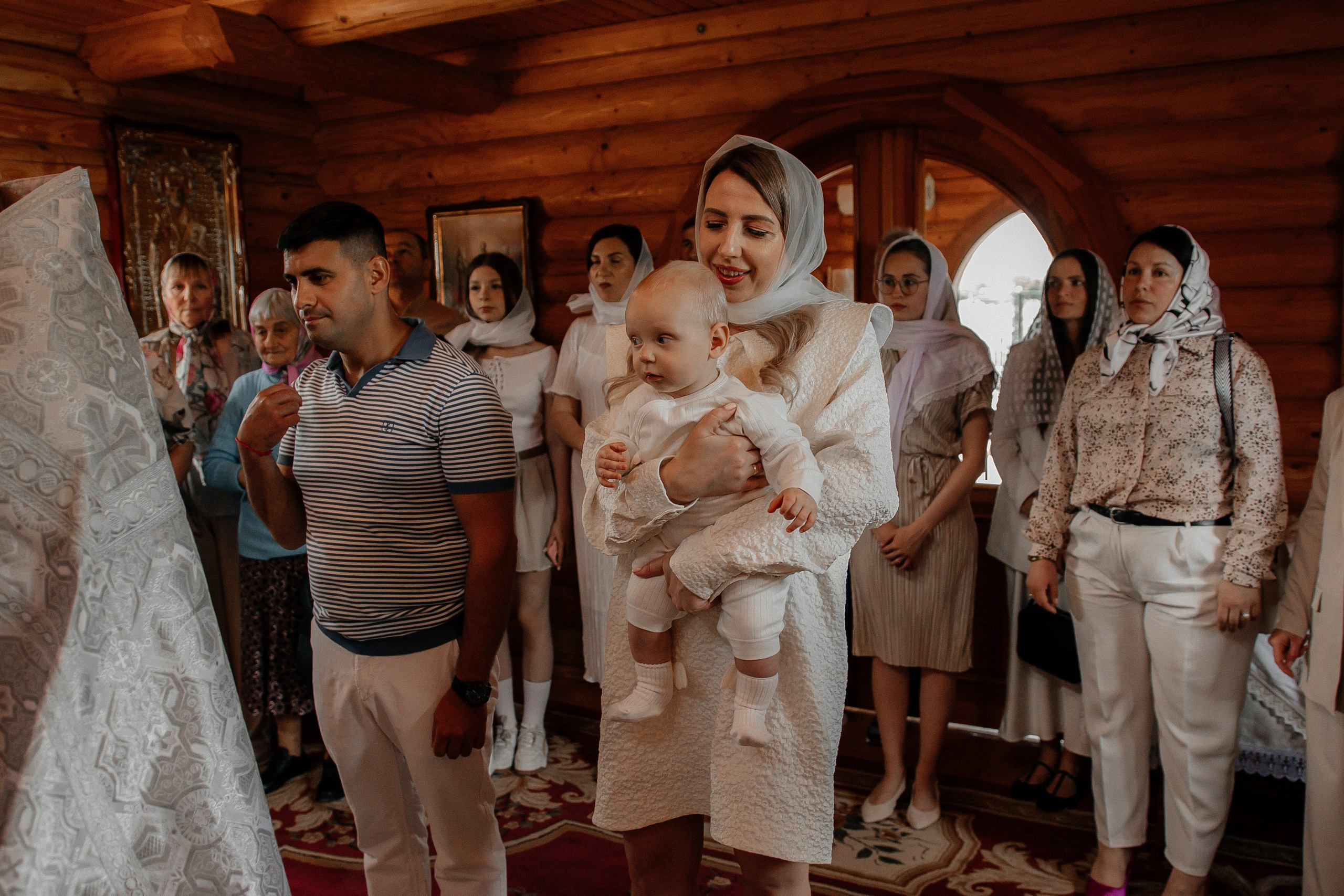 Крещение Андрюши. Фотограф Анастасия Ципура
