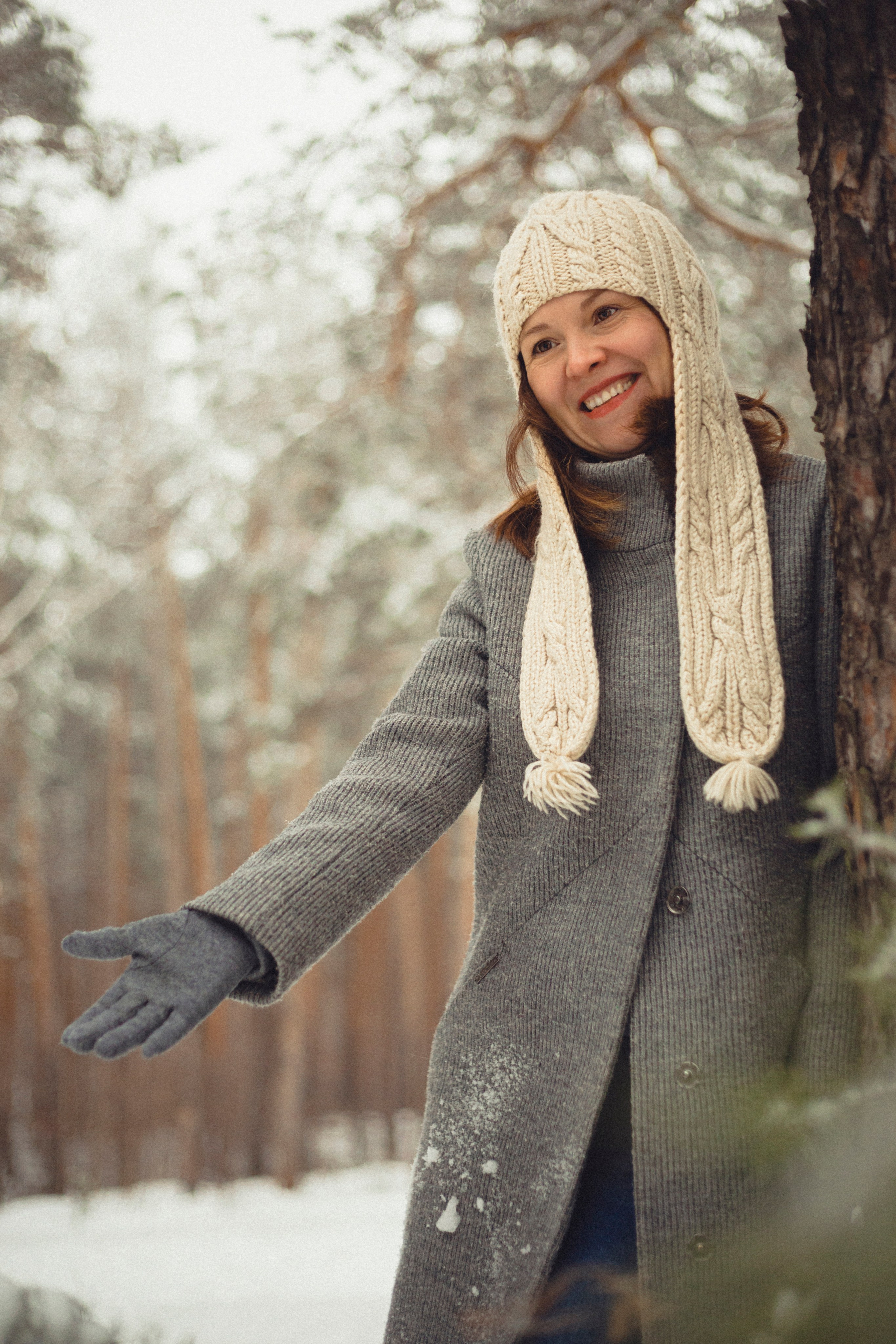 Семейная фотосессия в зимнем лесу. Марина Рерих — портретный фотограф в Екатеринбурге