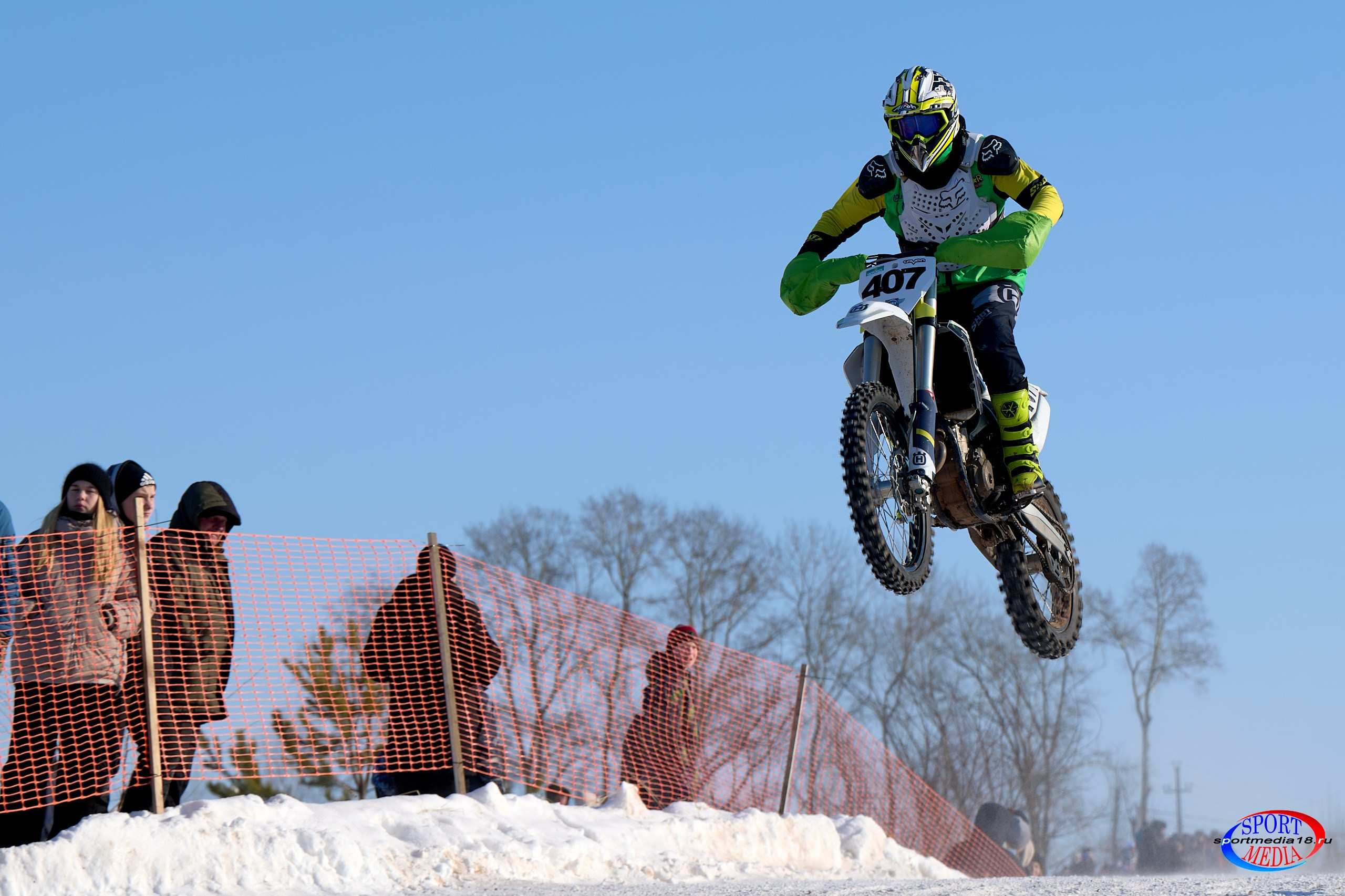 3 этап Кубка Удмуртской Республики по мотокроссу. Воткинск 23.02.2025. Спортивный репортажный фотограф в Ижевске Сергей Мерзляков