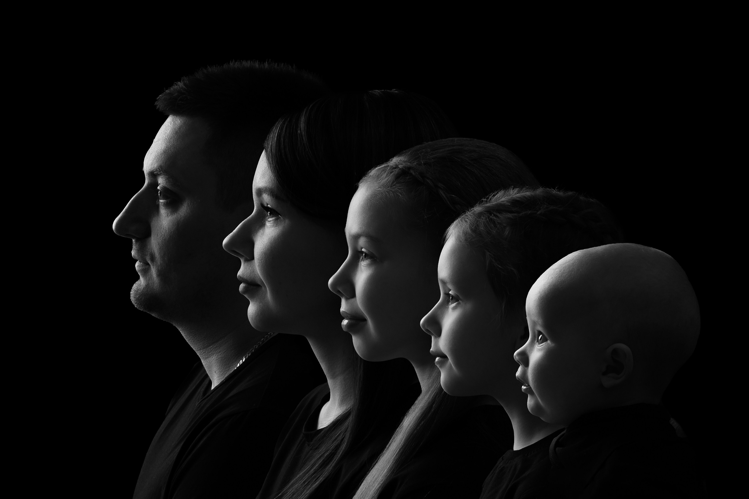 Портрет 4 поколения. Фотограф новорожденных в Норильске Виктория Шагалиева