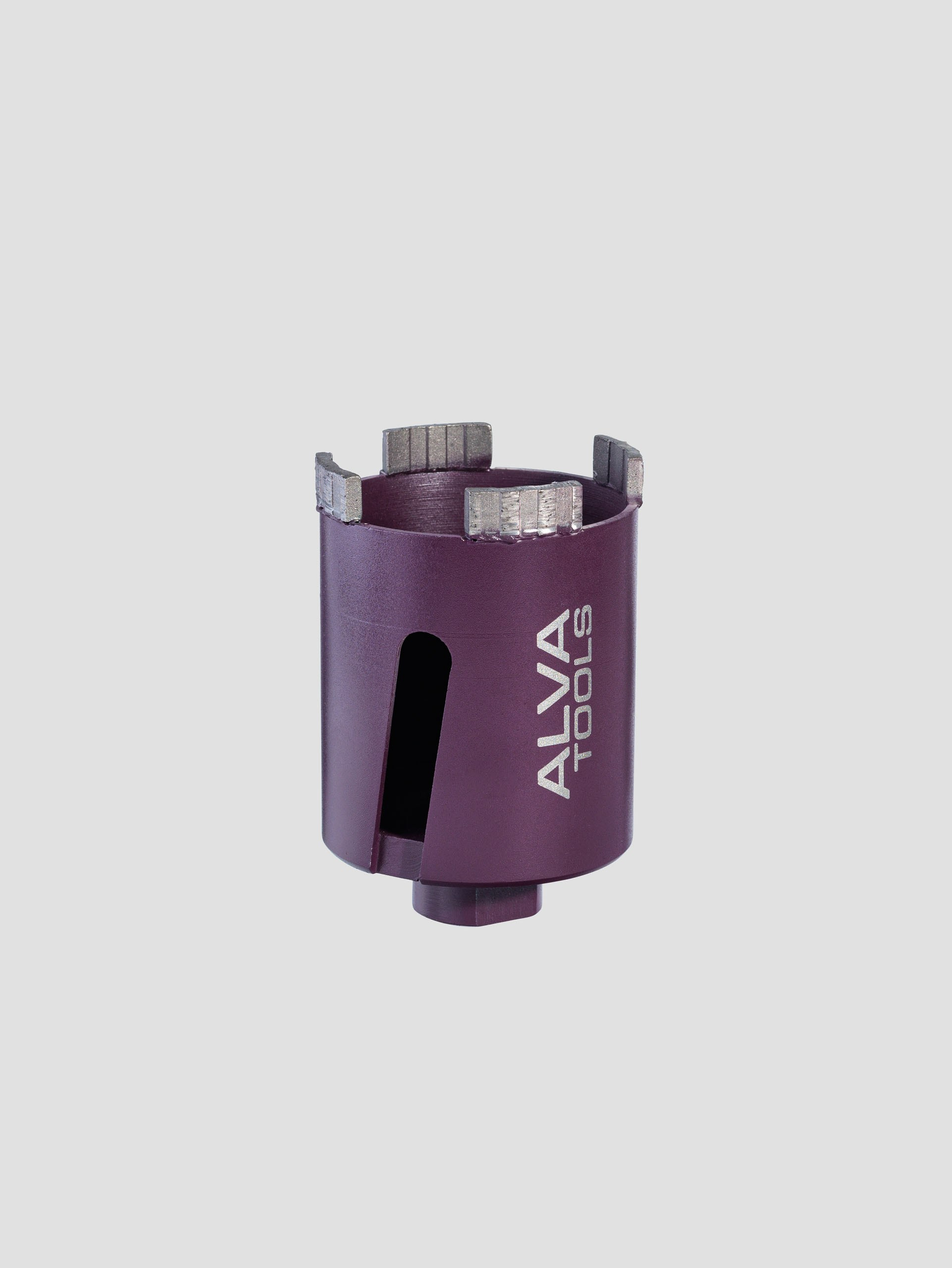 Предметные фотографии шаблонов и коронок для сверления стен