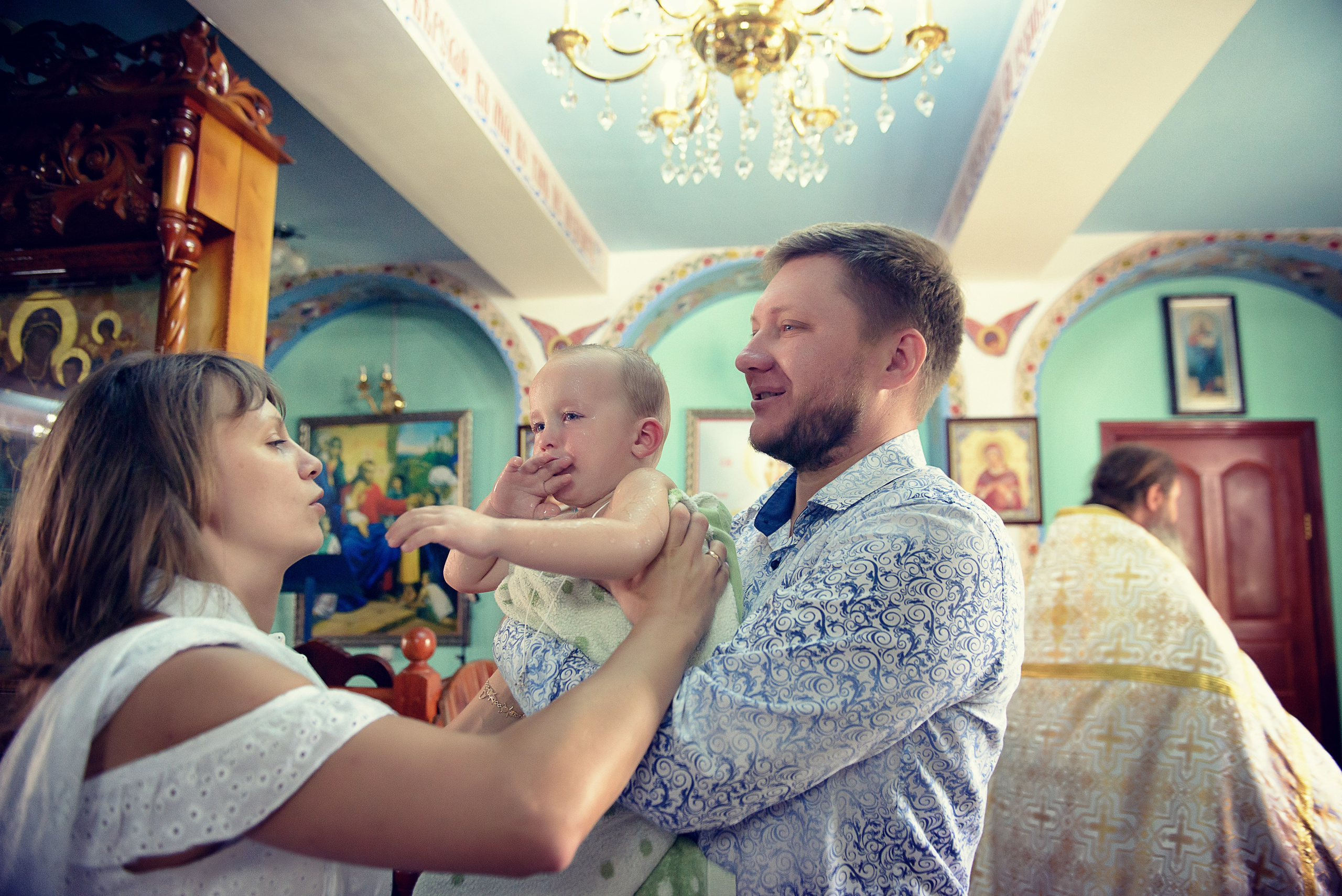 Крещение Платона. Семейный фотограф, женский фототерапевт