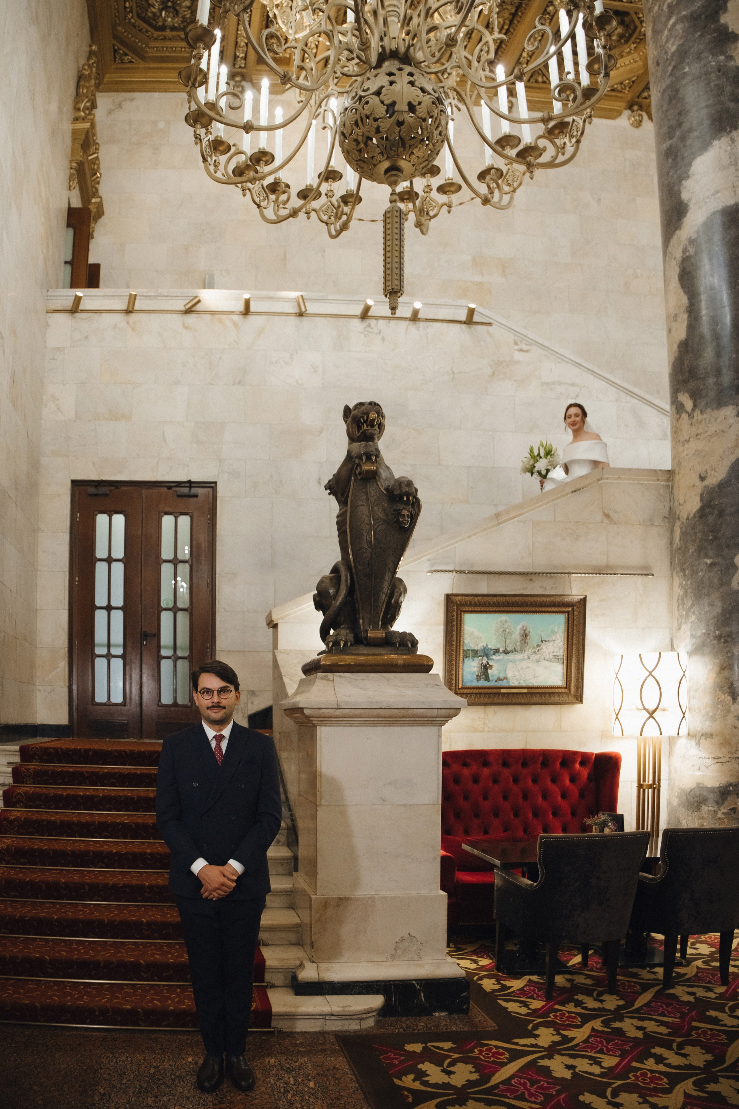 Свадебный банкет в отеле Хилтон Москва Ленинградская. Свадебный фотограф Москва