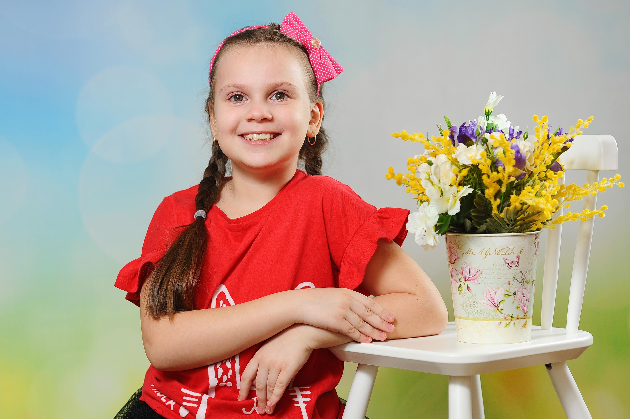 Цветы Весны 2022. Детский портрет