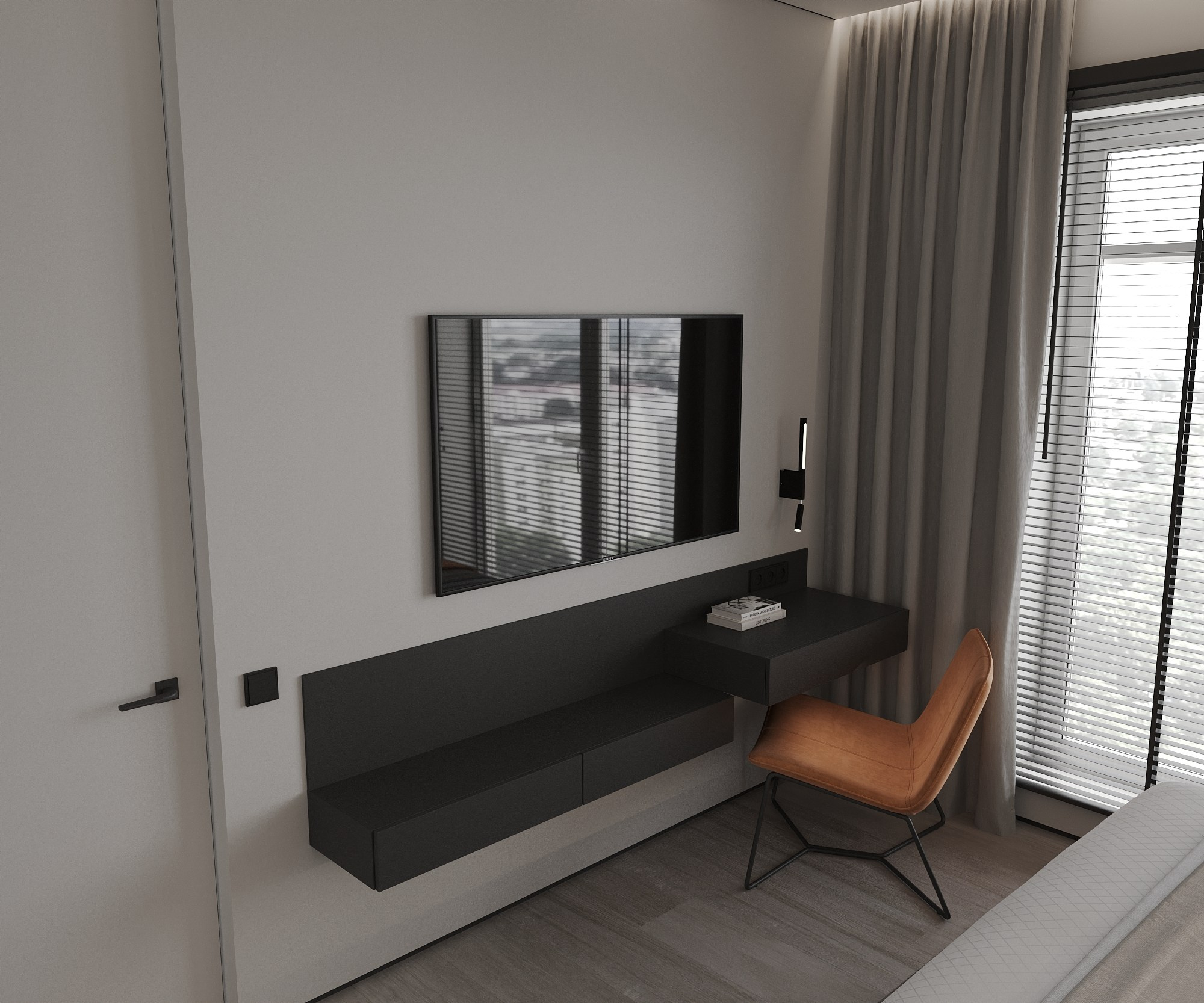 Квартира 62 кв. м. Хрустальный парк, Датский квартал. Annything design