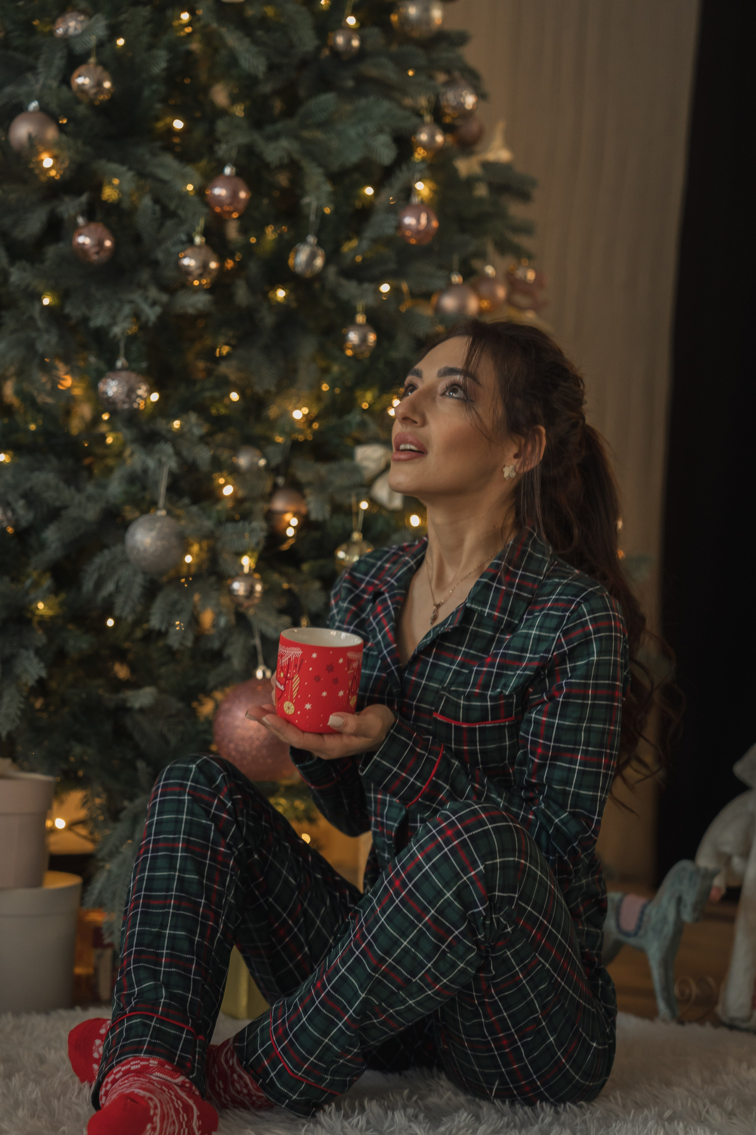 Индивидуальная новогодняя фотосессия в студии. Семейный фотограф Екатеринбург Татьяна Девятых