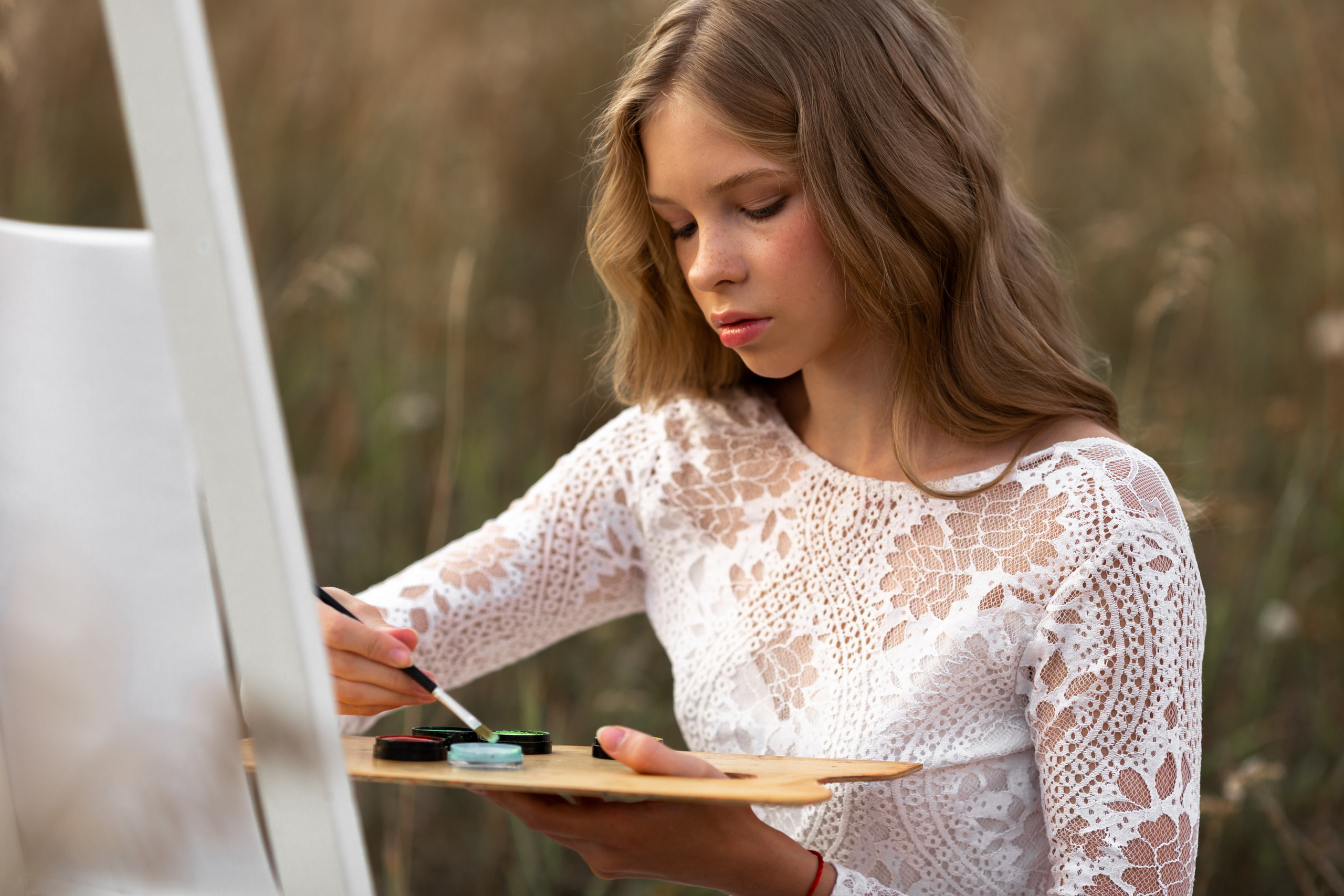 Художница Ева. Бигильдина Роза фотограф в Челябинске. Выпускные альбомы