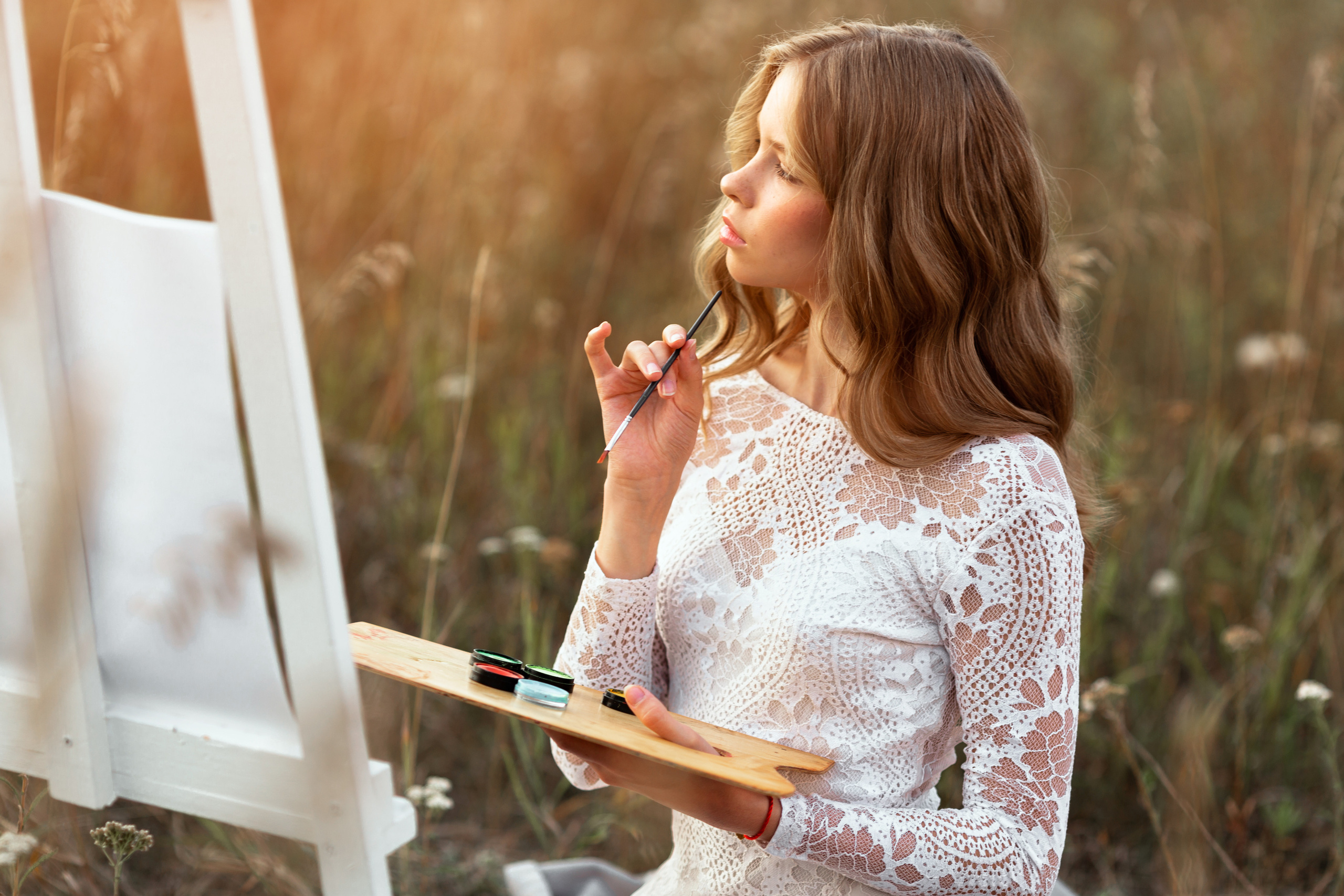Художница Ева. Бигильдина Роза фотограф в Челябинске. Выпускные альбомы