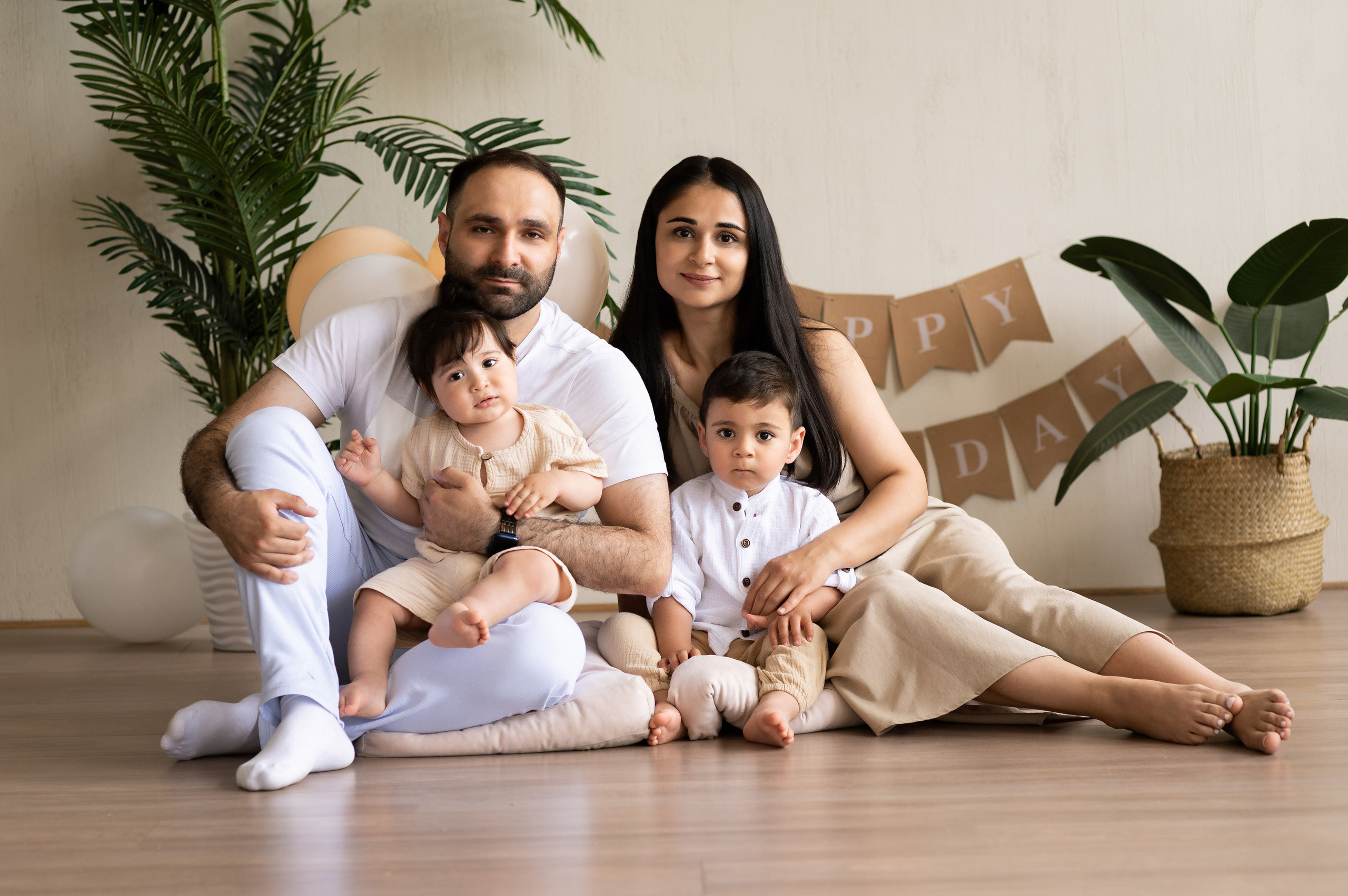 Семейная фотосессия в студии. Семейный и детский фотограф Подольск Наталья Шаляпина