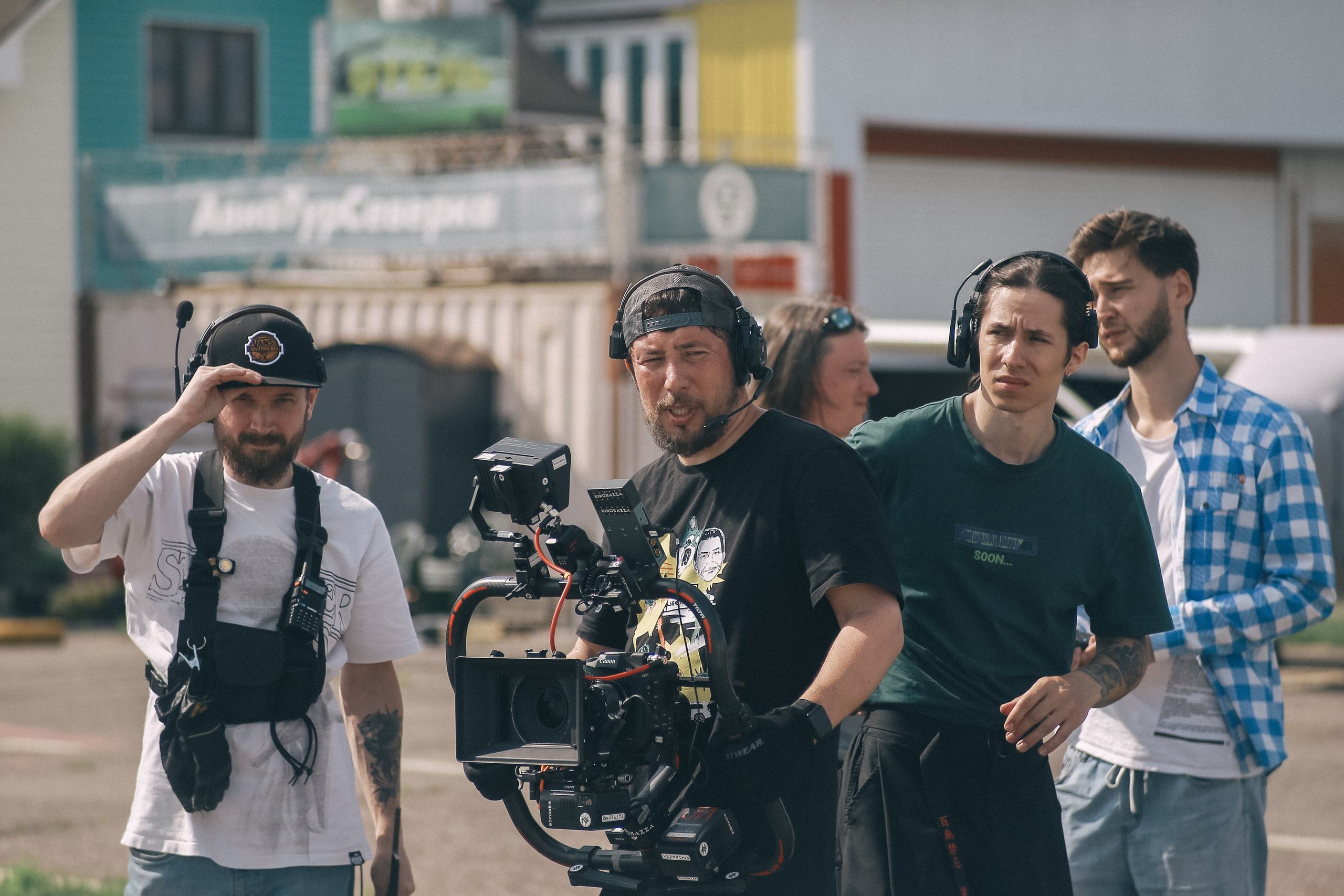 Съёмки фильма «Небо, прощай!». Аэродром Северка. Антонина Морозова, профессиональный семейный фотограф видеограф