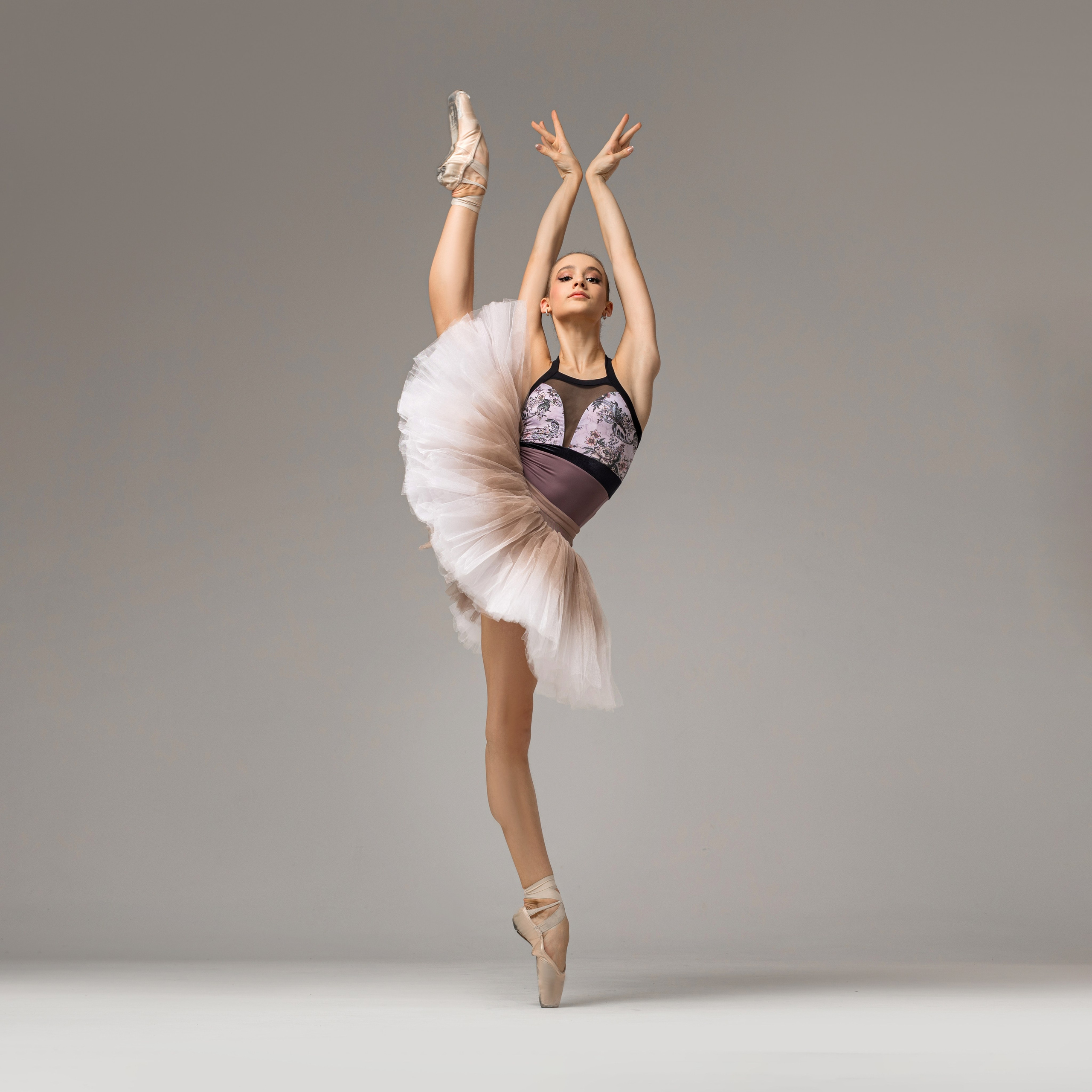 Балетная съёмка на белой циклораме и фонах. Балетный фотограф Алина Ханько — Душа Балета