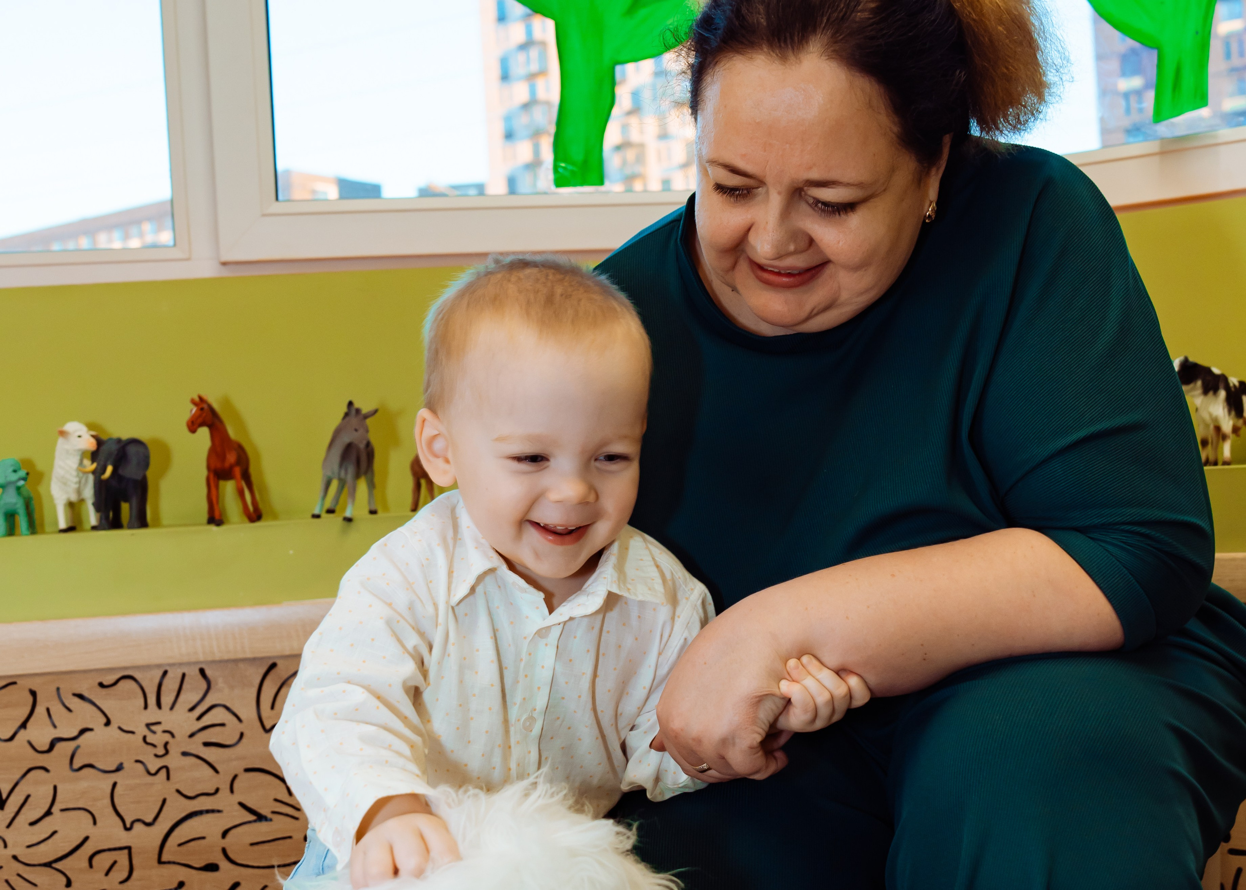 Карамелька в гостях у Романа. Крамер Юлиана детский и семейный фотограф