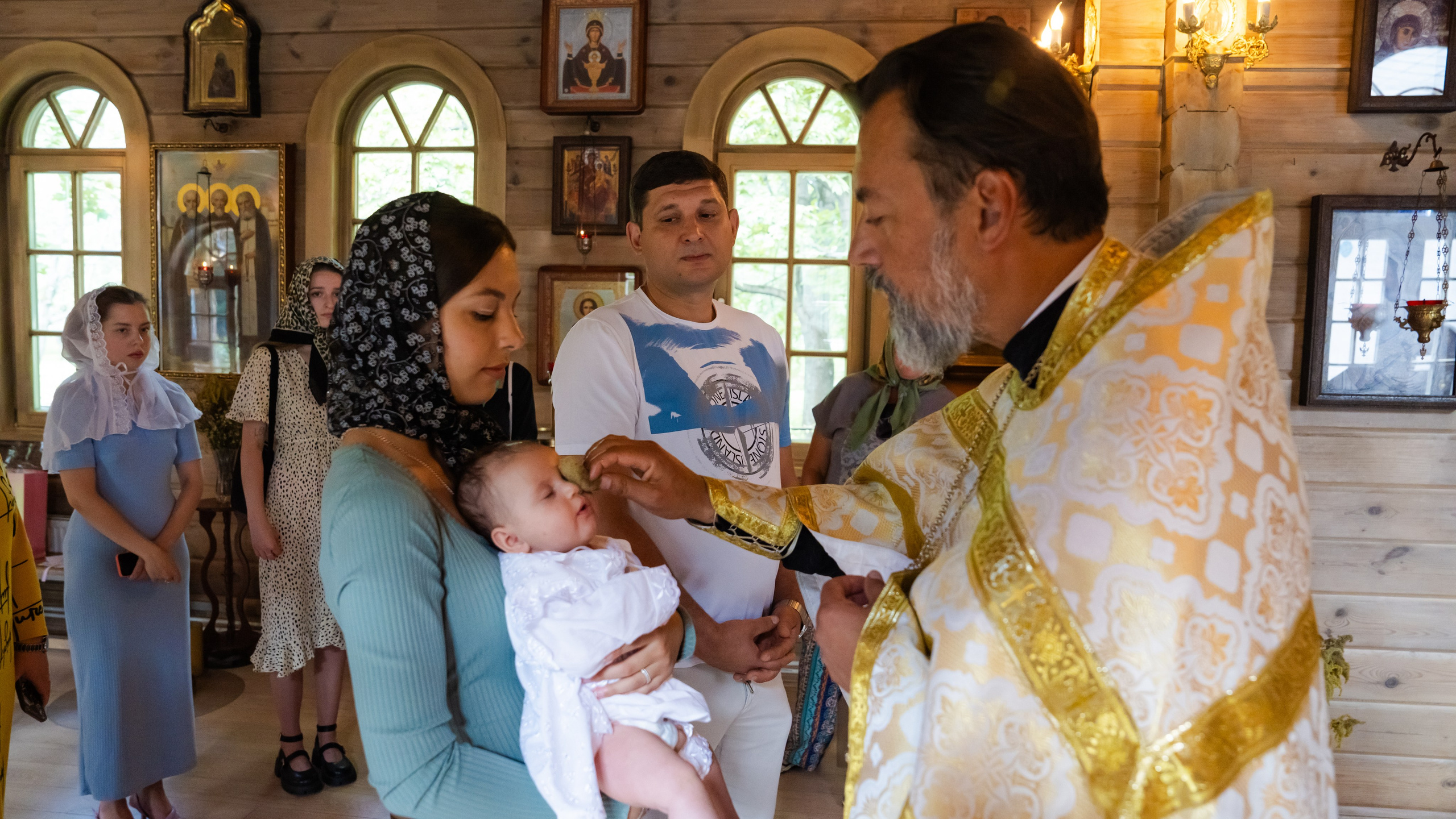Таинство Крещения Марии. Крамер Юлиана детский и семейный фотограф