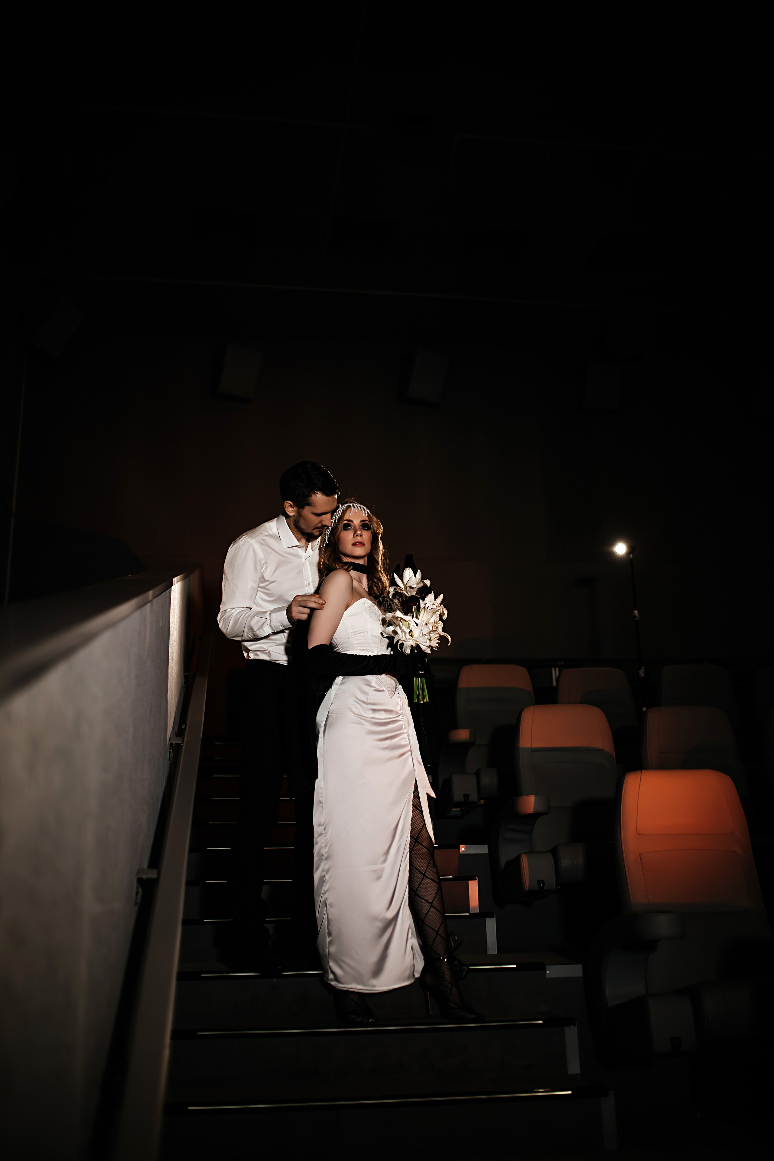 Свадьба в кинотеатре. Фотограф Санкт-Петербург Раднаева Юлия