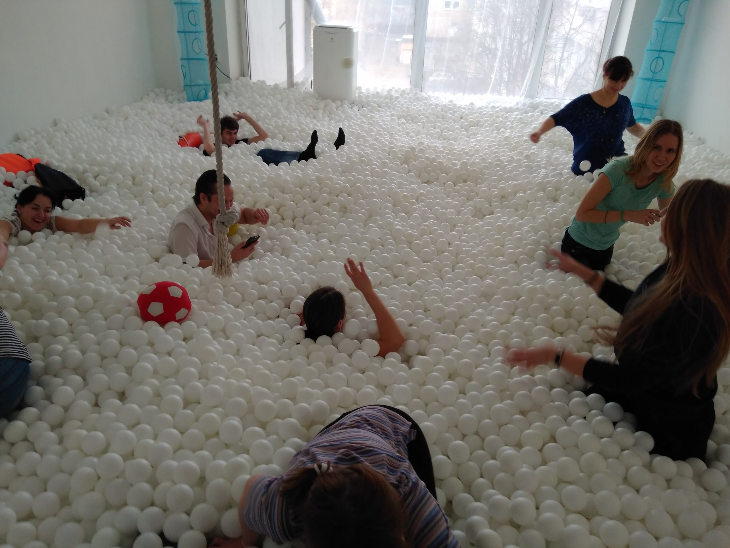 Сухой бассейн H2Ball |12.03.2017. Галерея Фантим