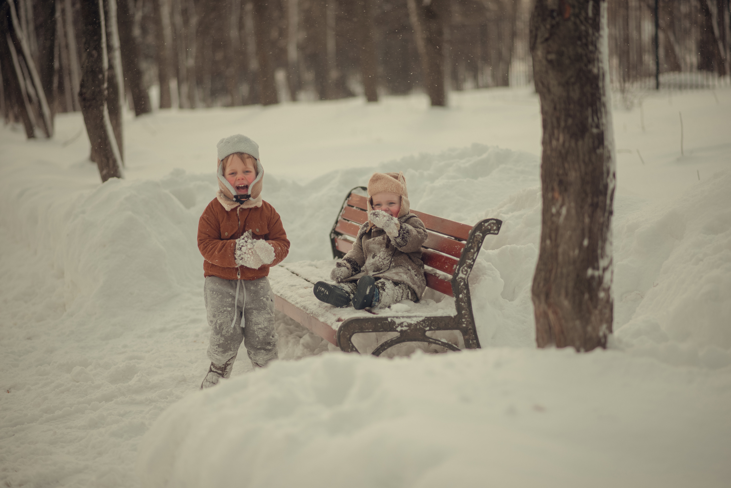 Снежки. Детский и семейный фотограф/видеограф Галина Чеб