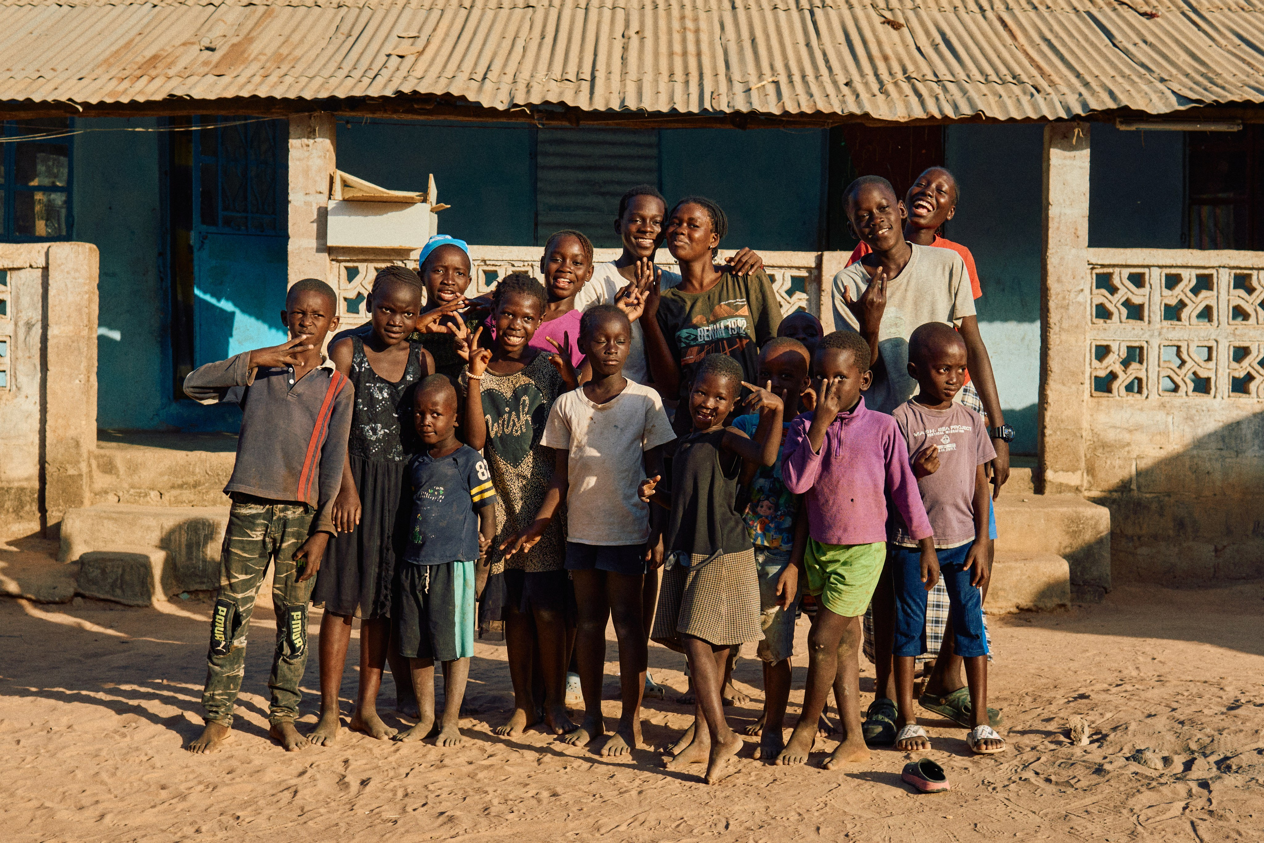 Gambia River. See the moment and catche. commercial and reportage