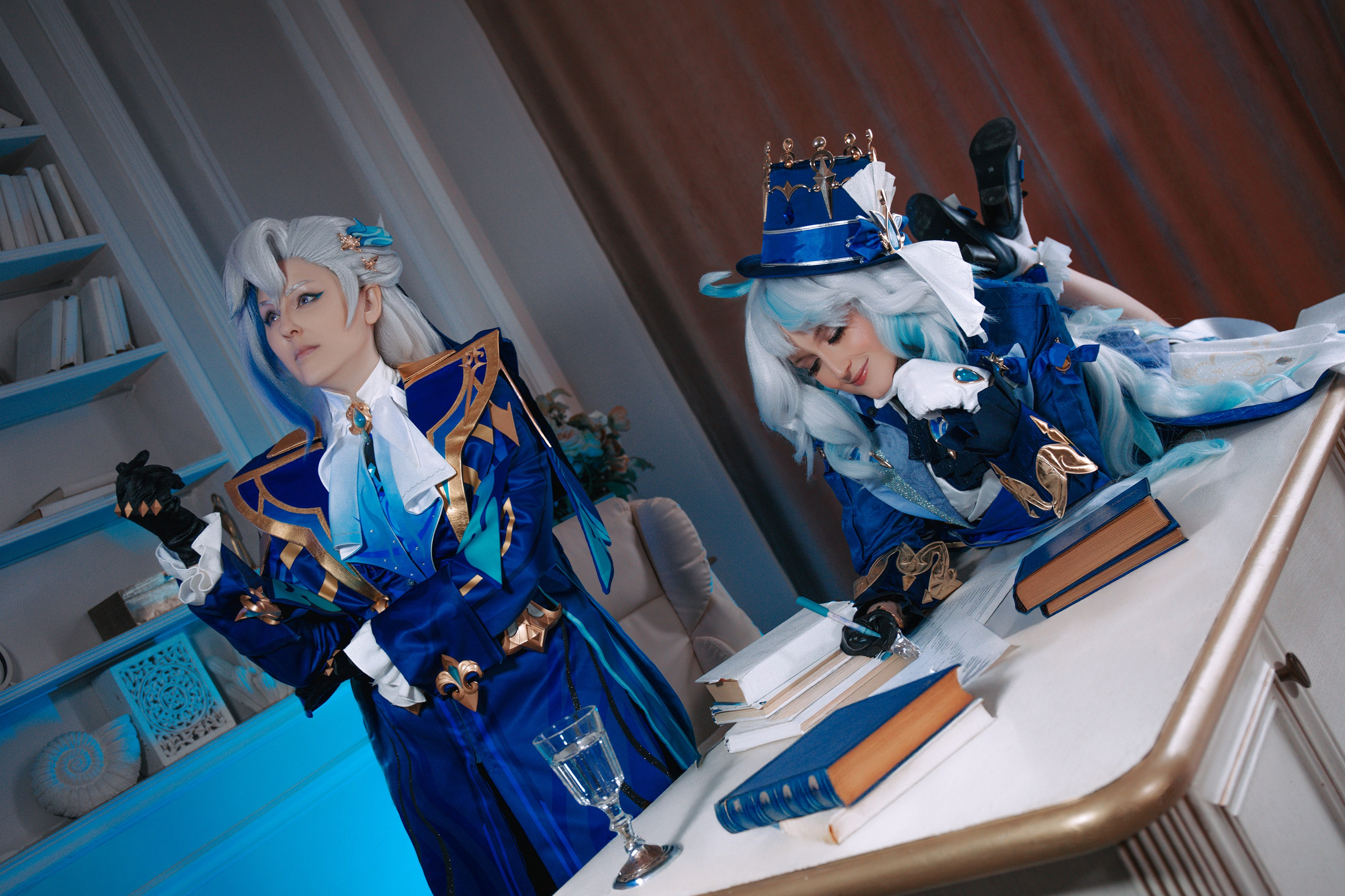 GENSHIN IMPACT: Neuvillette & Furina. Polaroud love