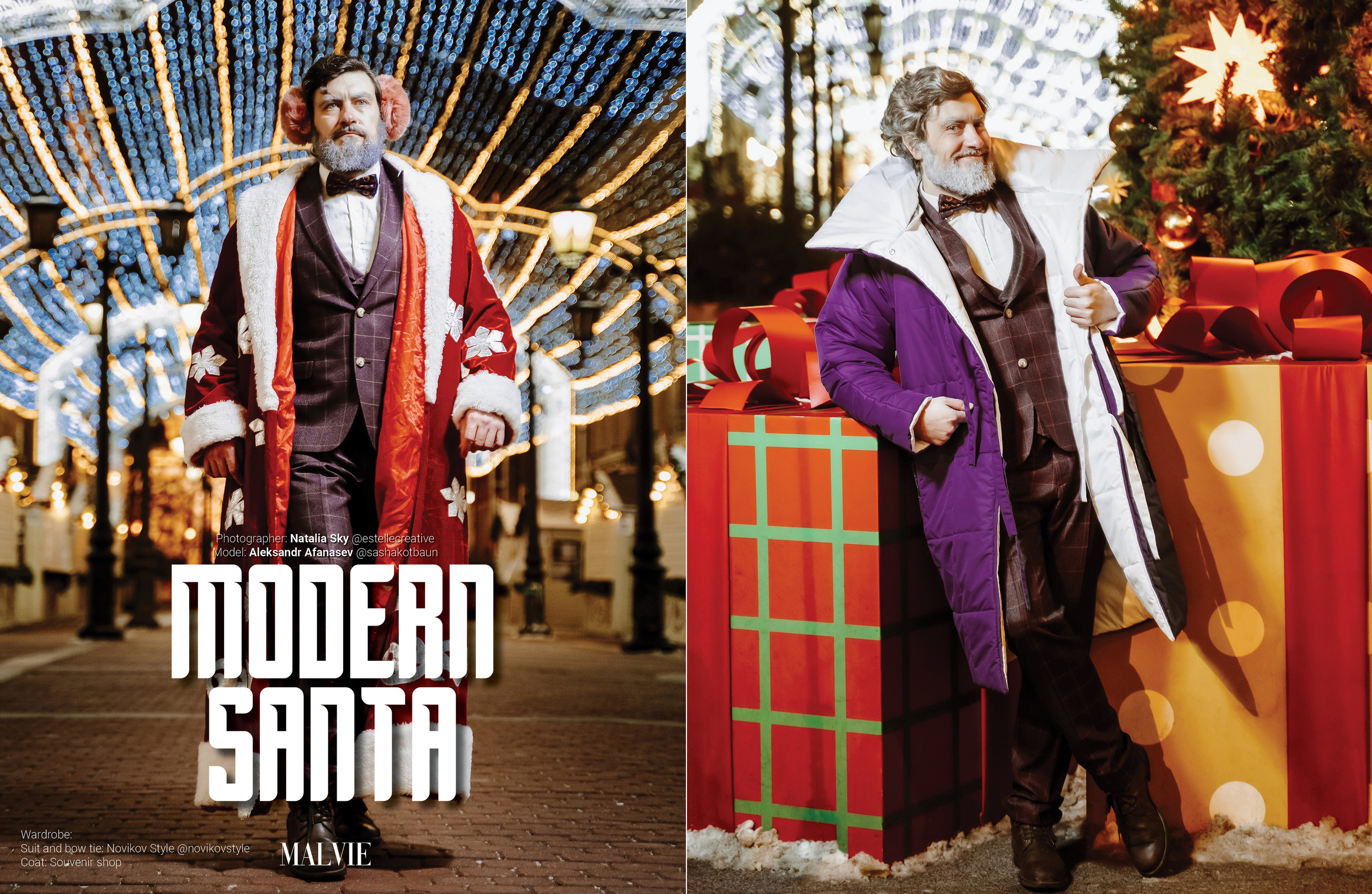 Fashion Santa. Photographer Natalia Baranova