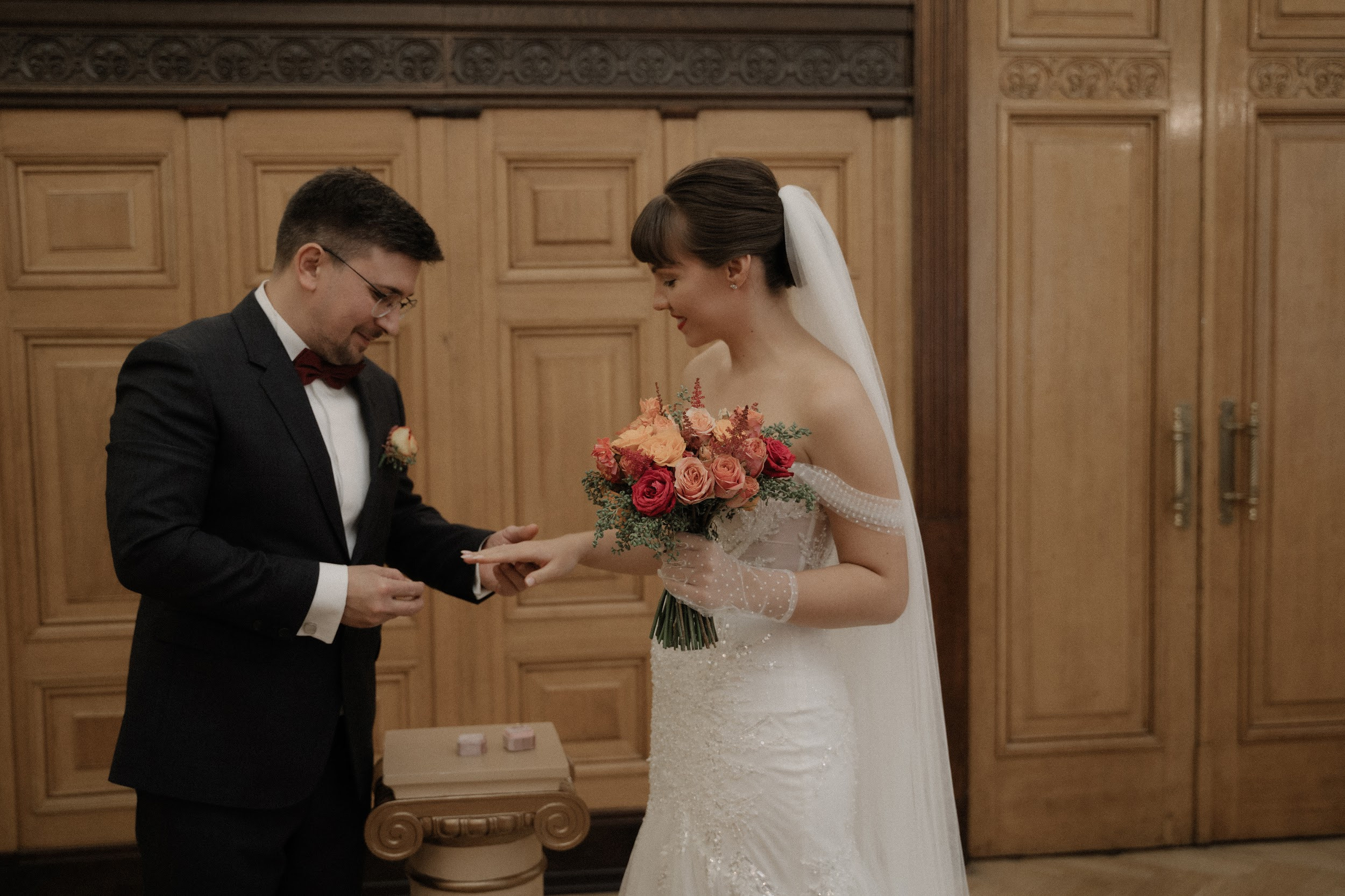 Александр и Алина. Роспись и камерный ужин. Организация и координация свадебных и семейных торжеств