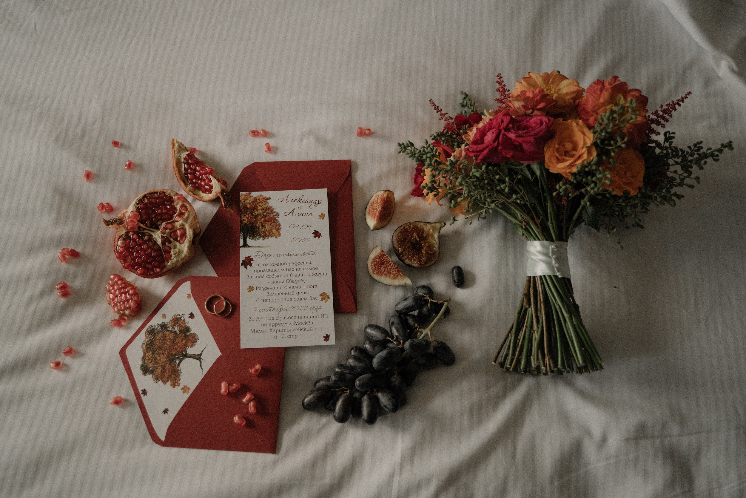 Александр и Алина. Роспись и камерный ужин. Организация и координация свадебных и семейных торжеств