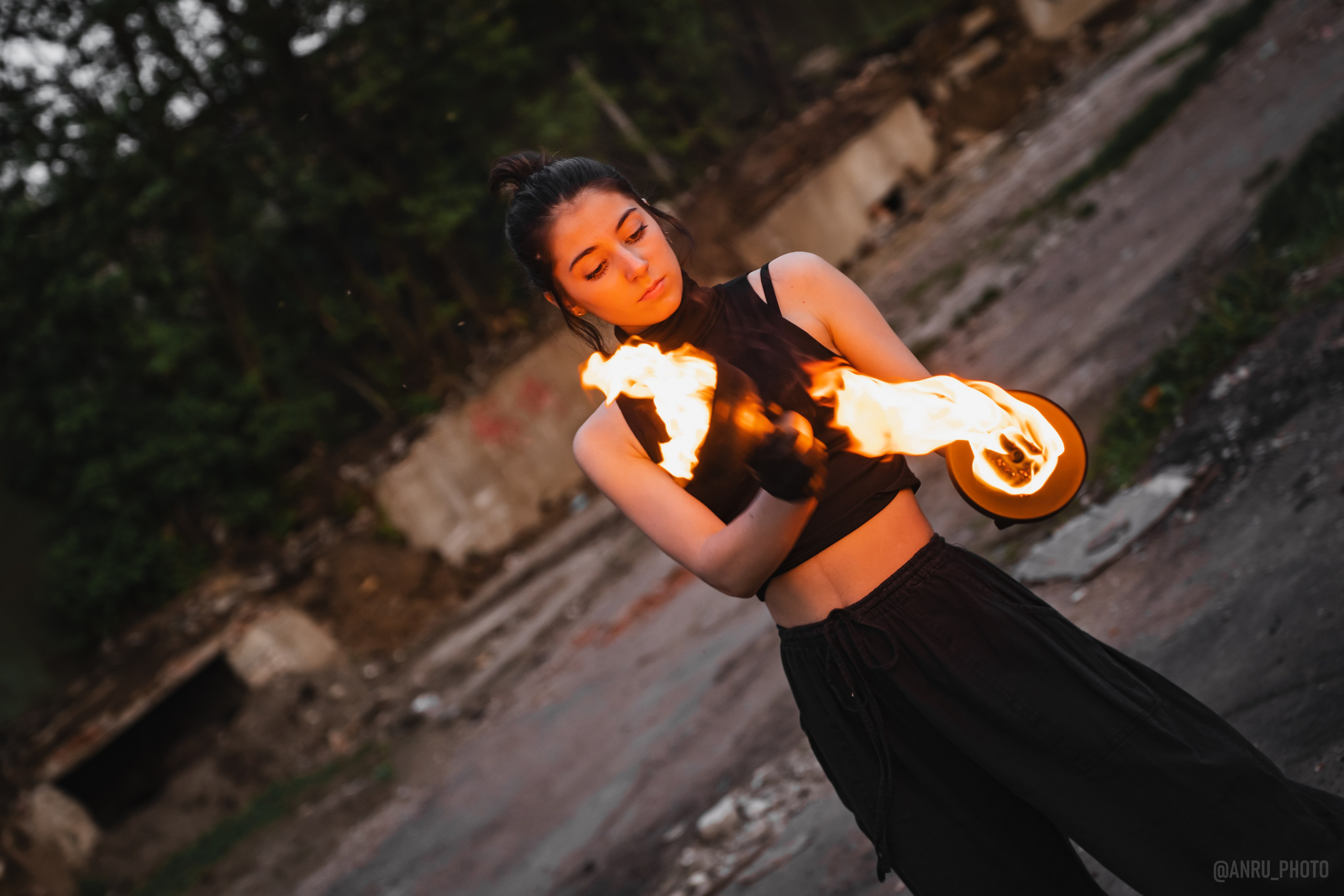 Огненная тренировка. Репортажный фотограф Анастасия Рубцова