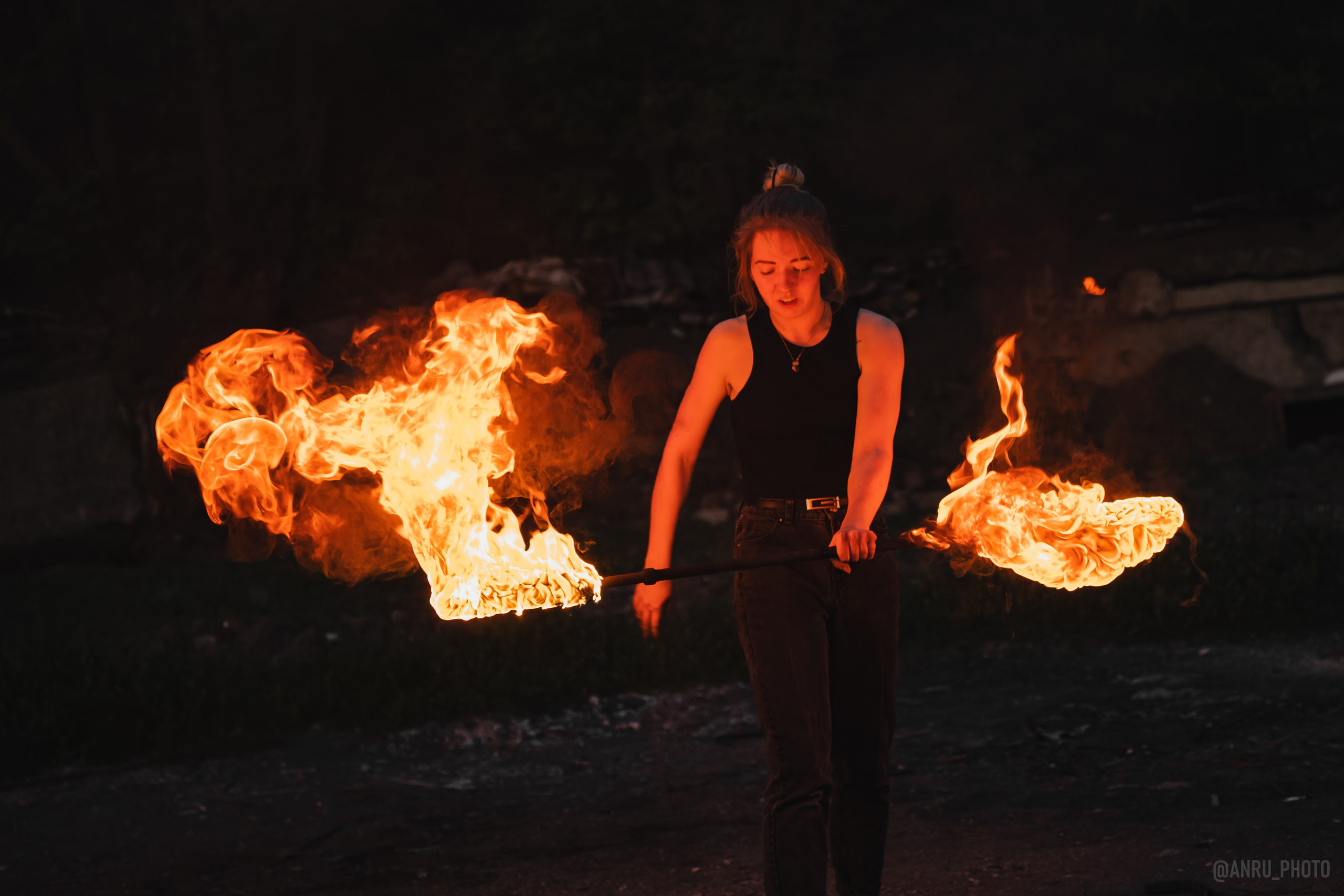 Огненная тренировка. Репортажный фотограф Анастасия Рубцова