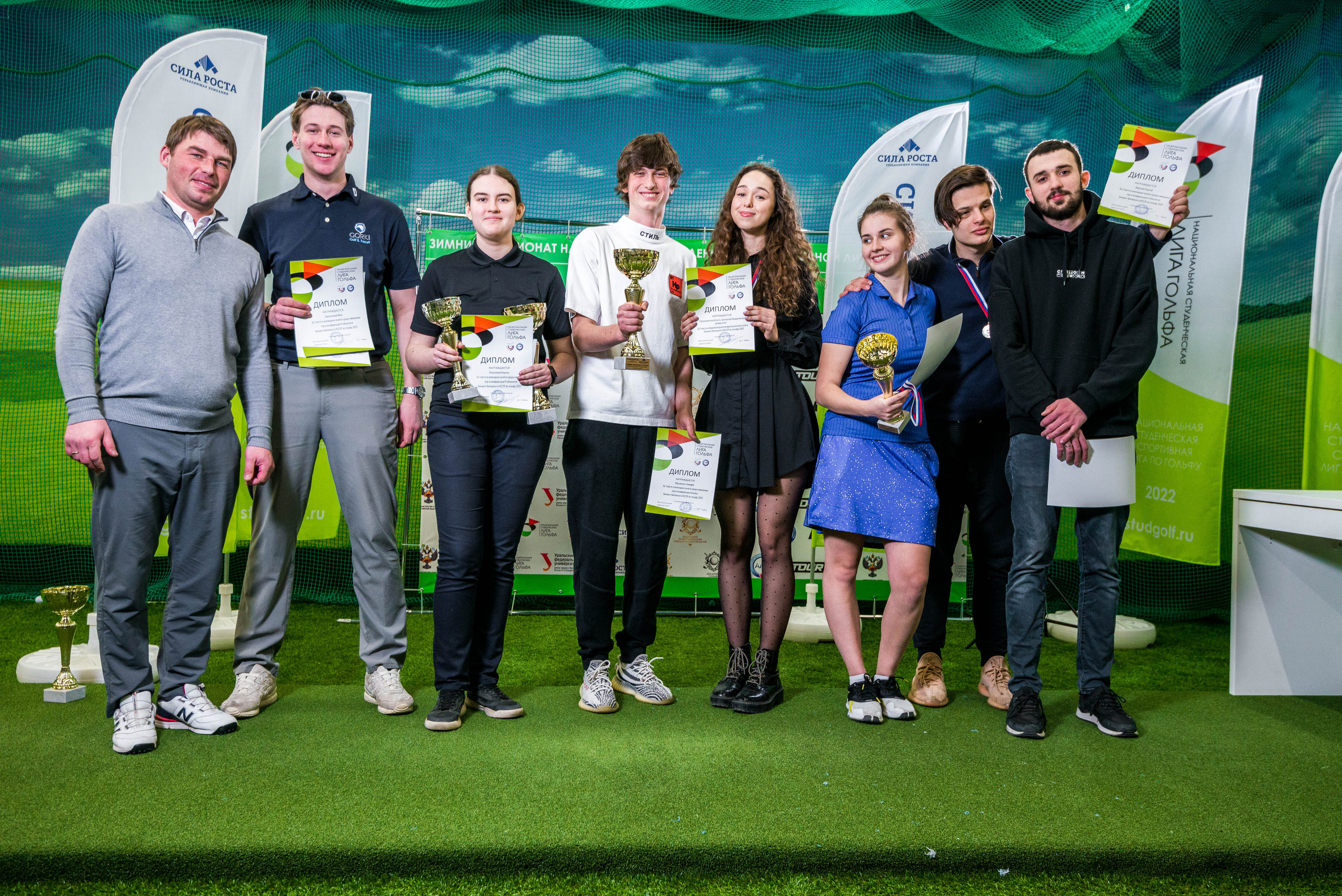 Зимний чемпионат нацональной студенческой лиги гольфа 2022. Свадебный фотограф на Урале Виктор Соколов